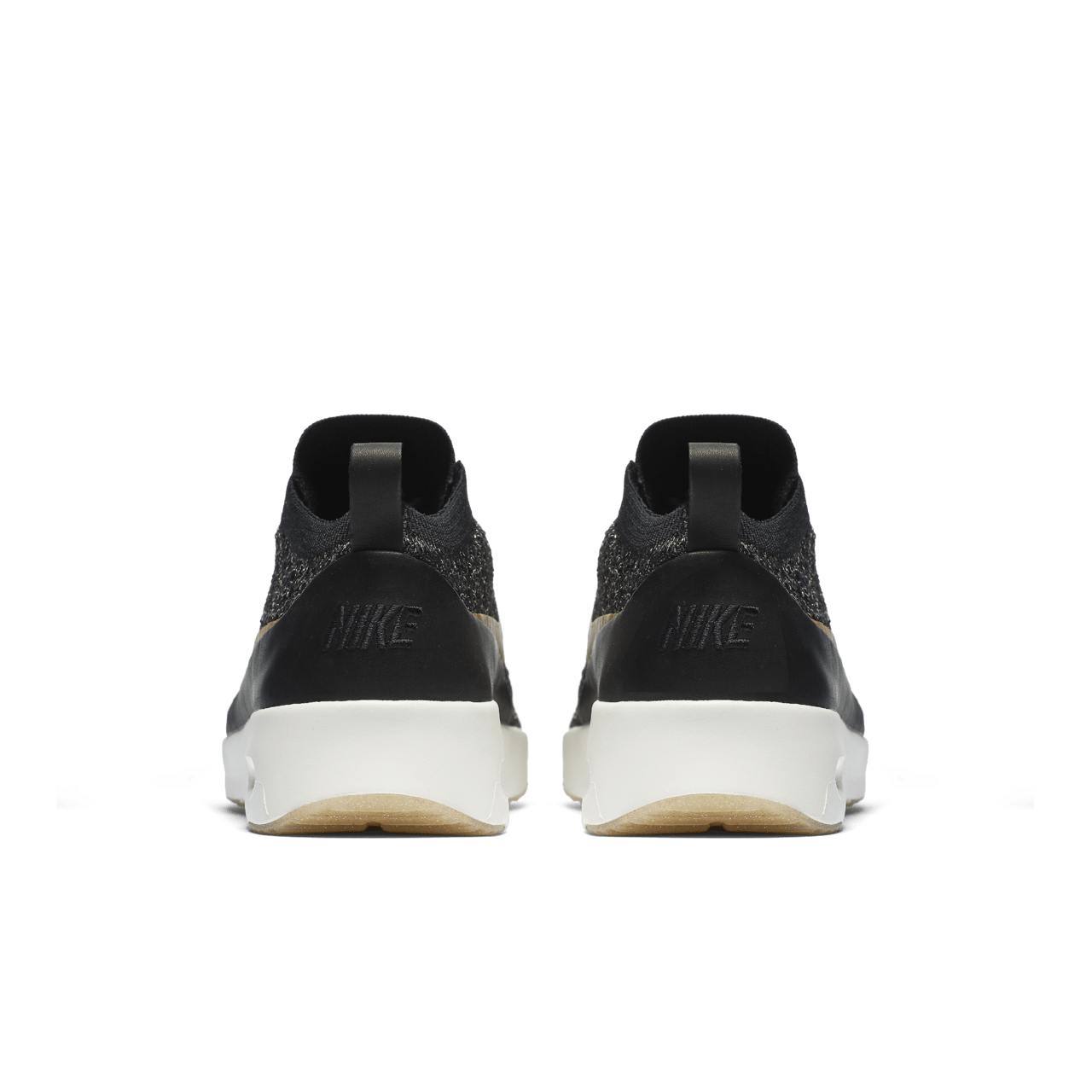 Nike air max thea black gold best sale