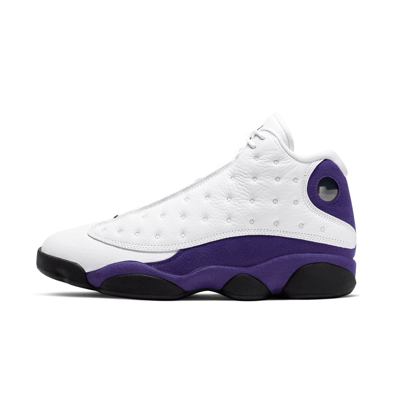 Purple and white jordans that just came out on sale