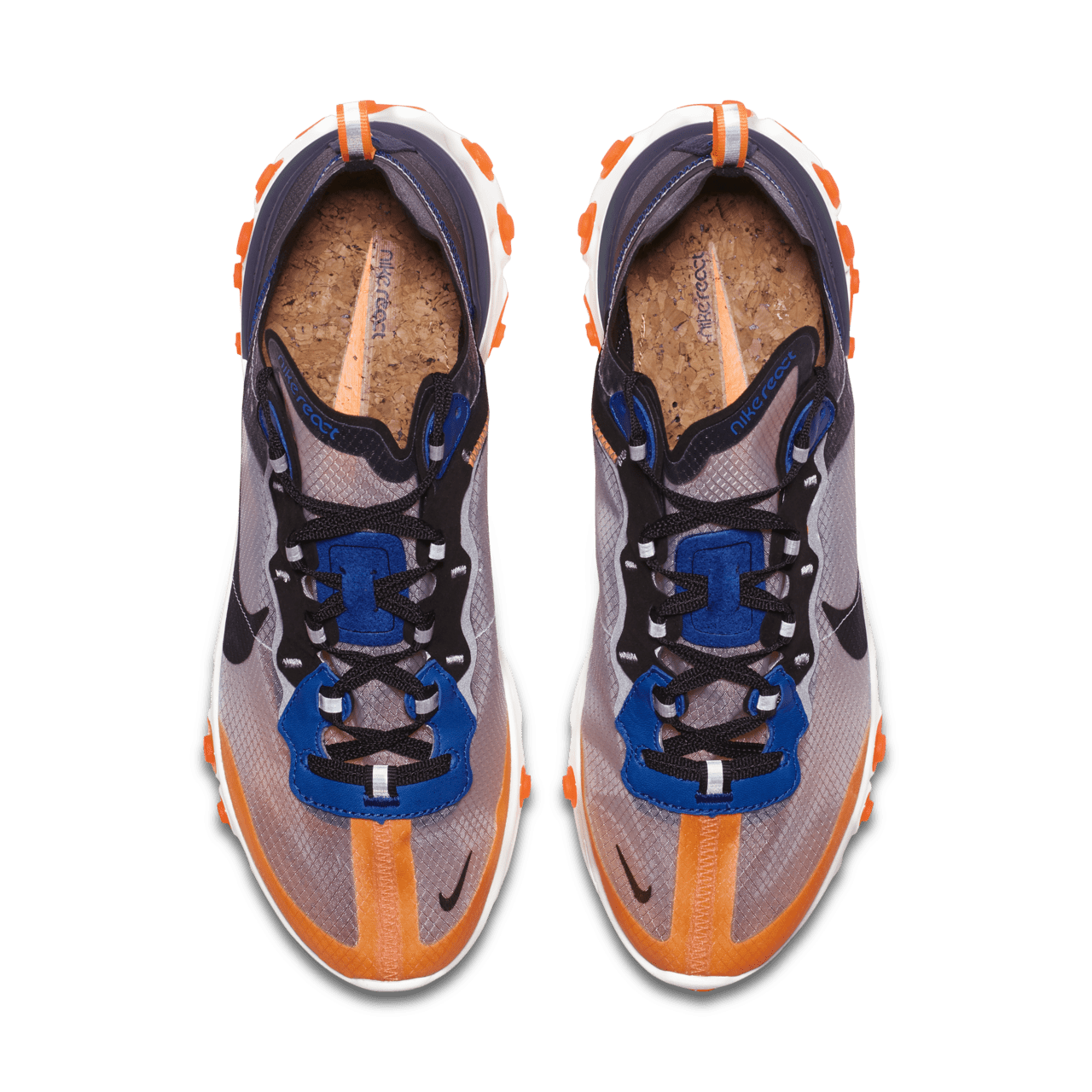 Nike react element 55 orange hotsell