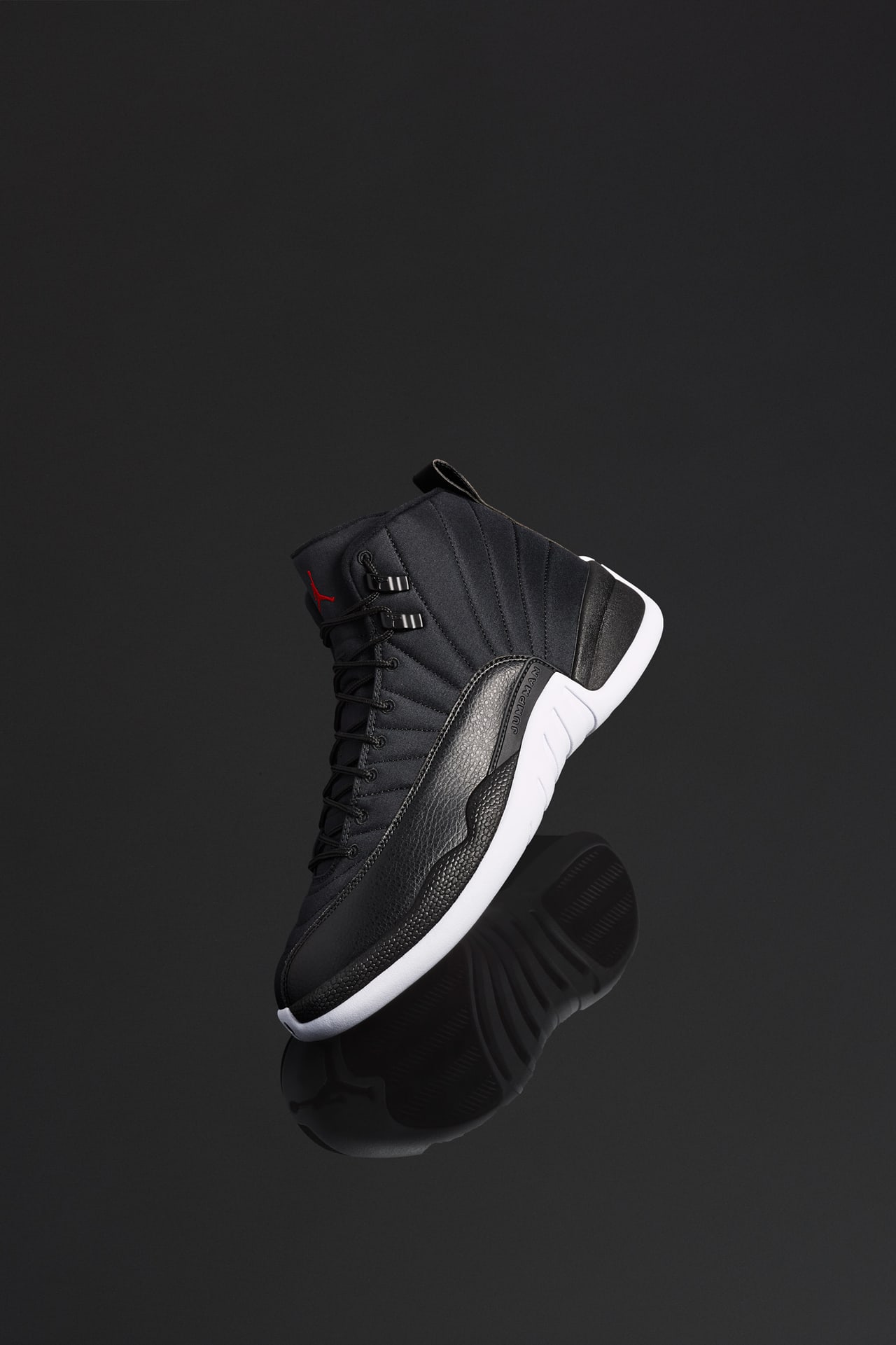 Jordan 12 black n white best sale