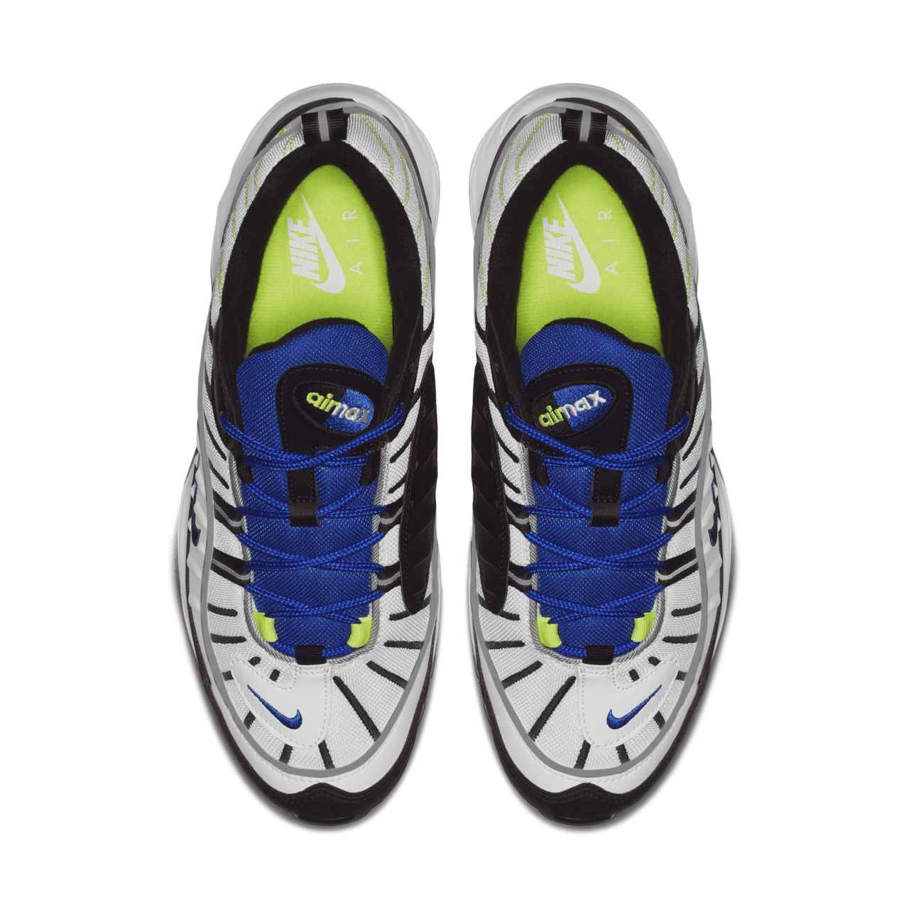 Fecha de lanzamiento de las Nike Air Max 98 White Black Racer Blue Nike SNKRS