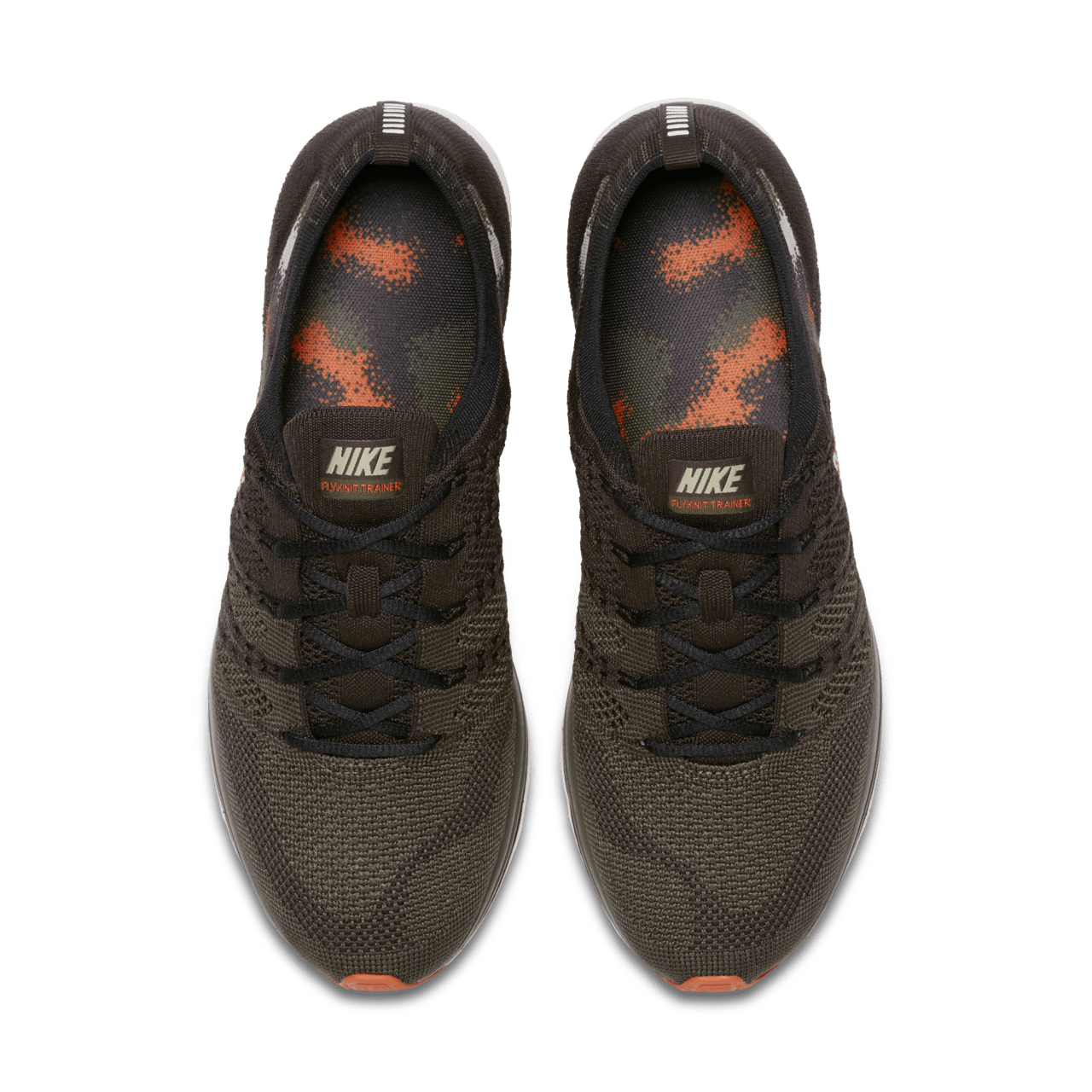 Nike flyknit trainer brown on sale