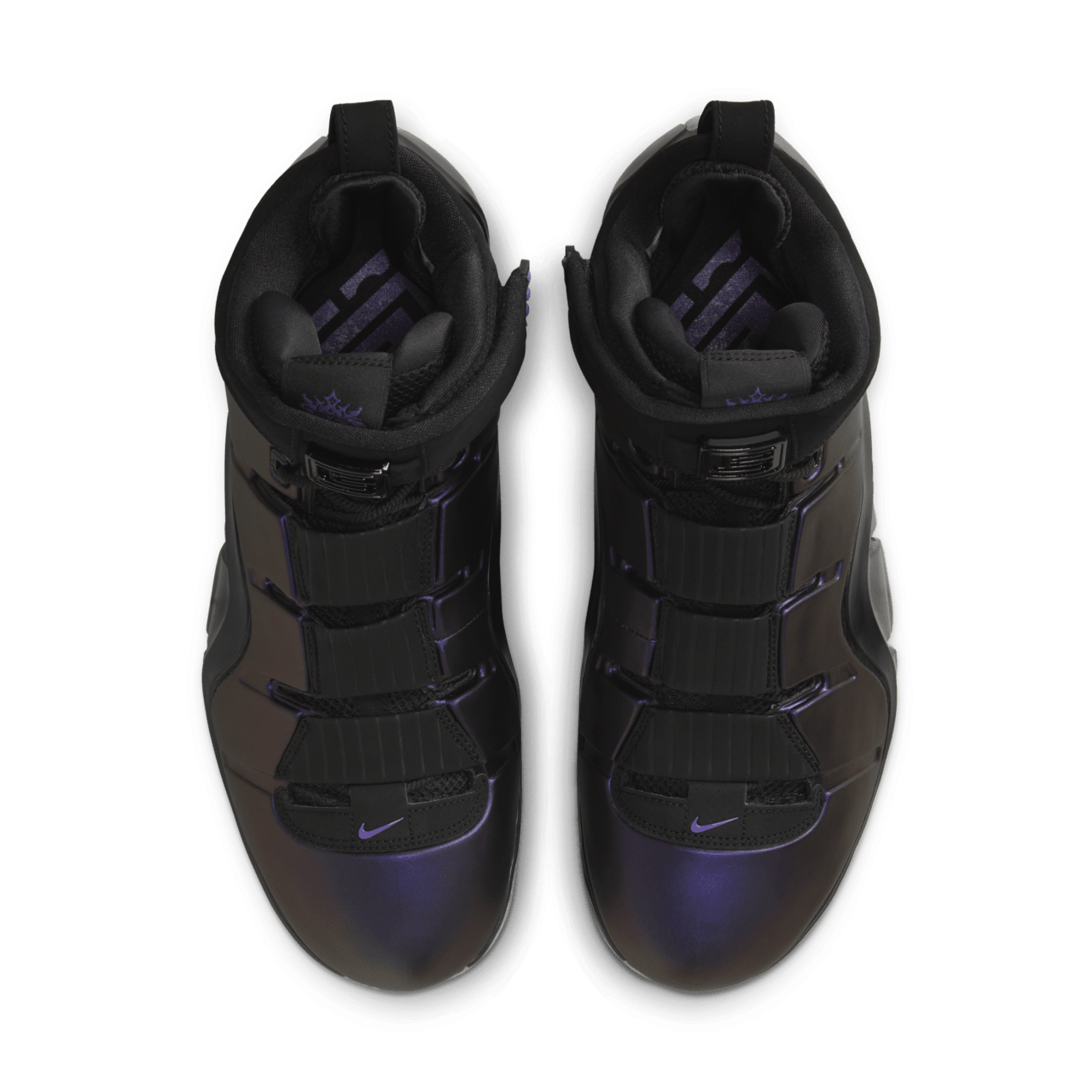 Lanceringsdato for Zoom LeBron IV "Black and Varsity Purple" (FN6251-001)