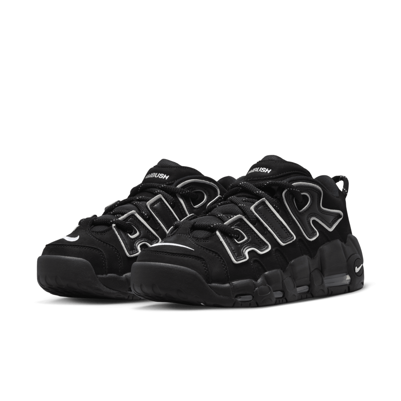 วันเปิดตัว Air More Uptempo Low x AMBUSH "Black and White" (FB1299-001)