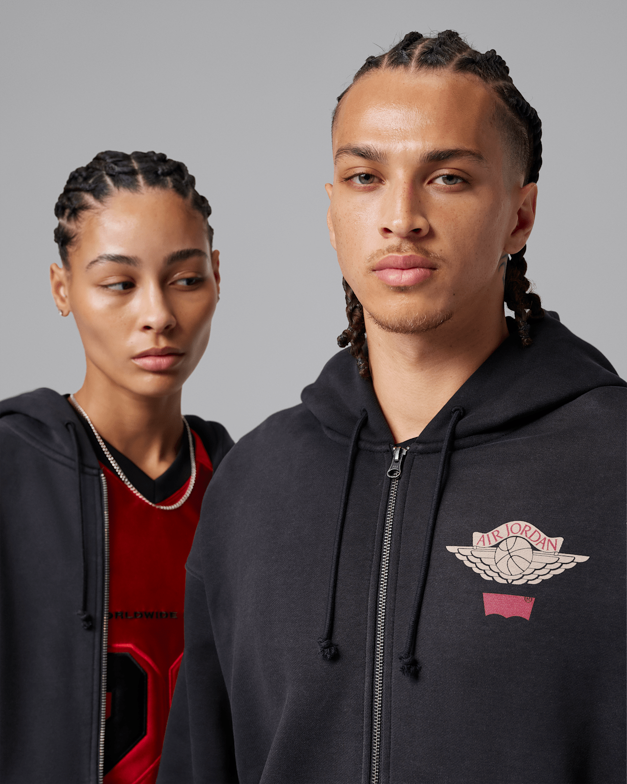 AIR JORDAN x Levi's フーディ ブラック S Levi's® x Jordan Full-Zip Hoodie - Black | Levi's SG