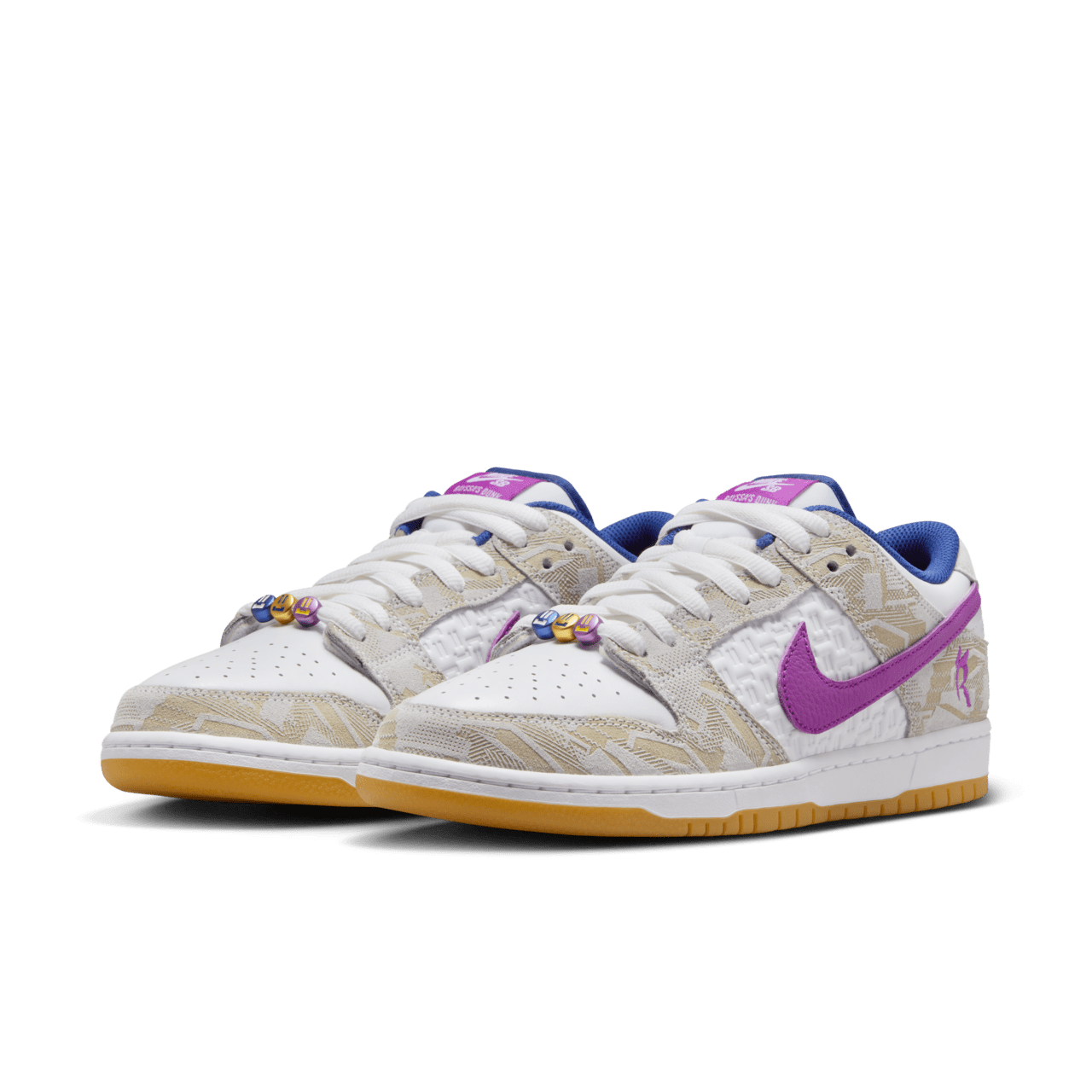 Lanceringsdato for Nike SB Dunk Low "Pure Platinum and Vivid Purple" (FZ5251-001)