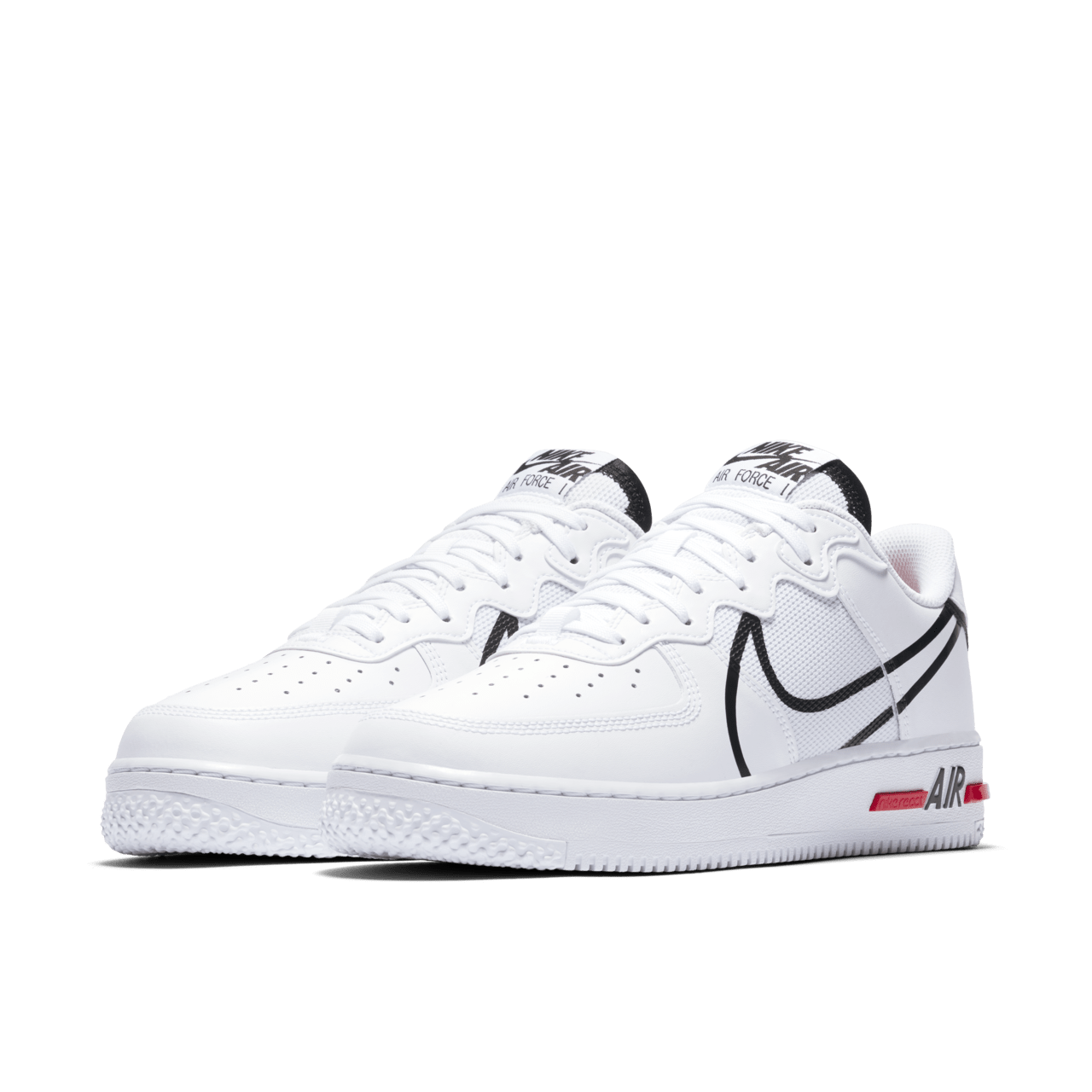 Air Force 1 React 'White/Black/True Red' Release Date