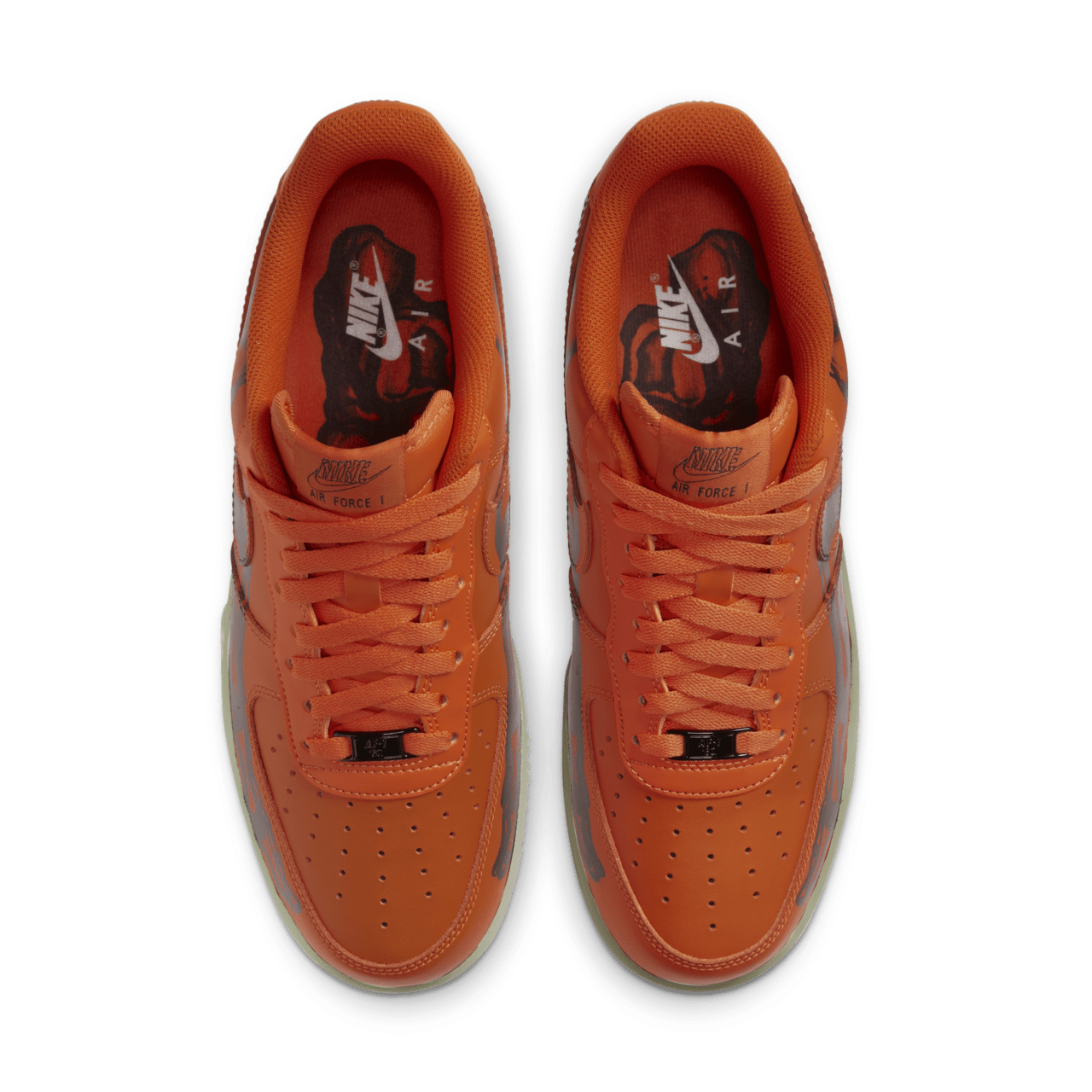 【NIKE公式】エア フォース 1 スケルトン 'Orange' (AF 1 SKELETON QS / CU8067-800)