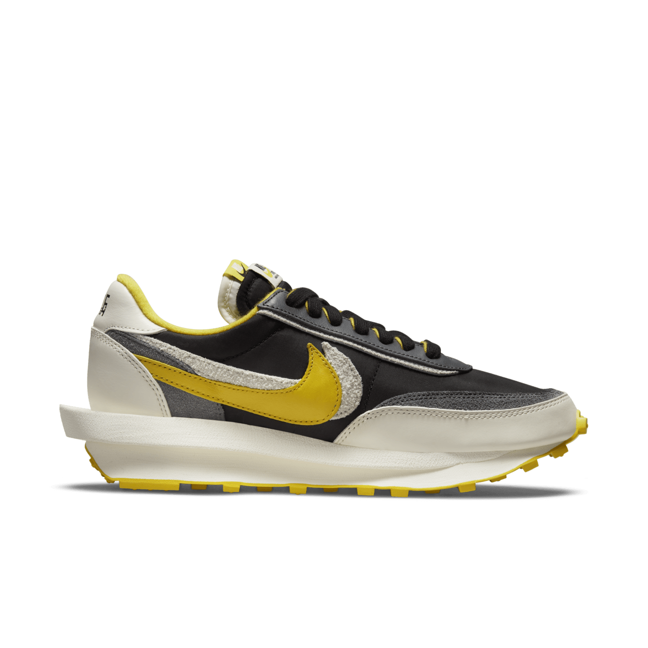 LDWaffle x sacai x UNDERCOVER 'Black and Bright Citron' (DJ4877-001) Release Date