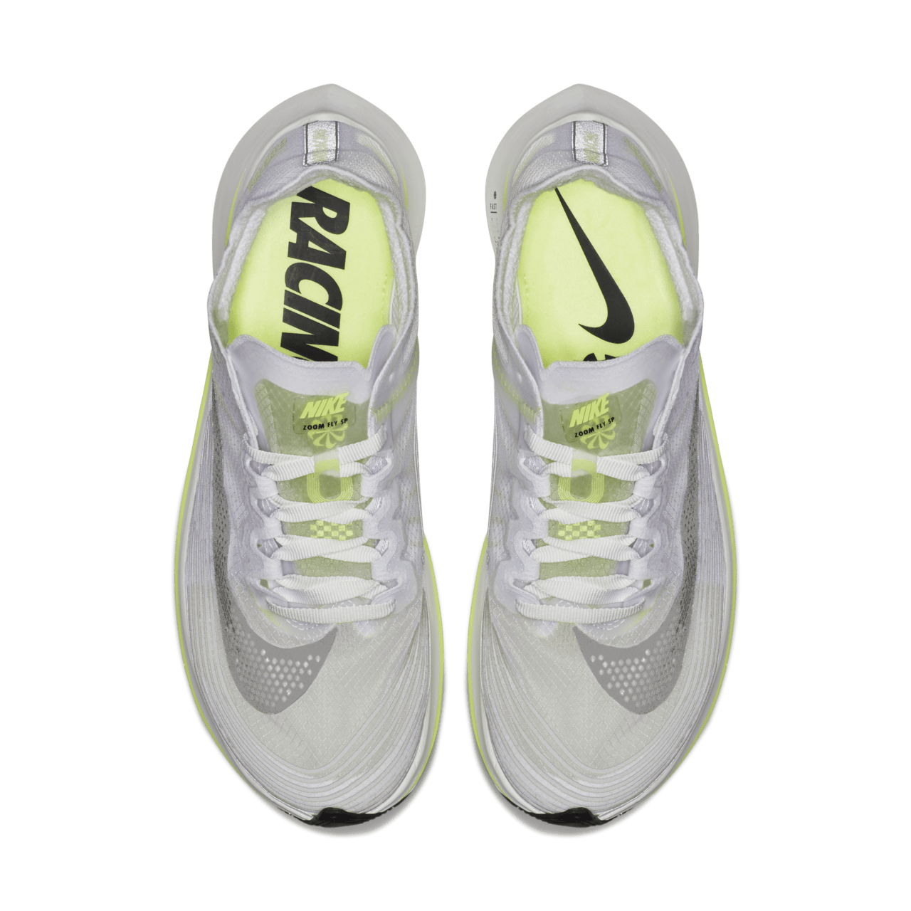 Damske boty Nike Zoom Fly SP bila a volt glow datum uvedeni. Nike SNKRS