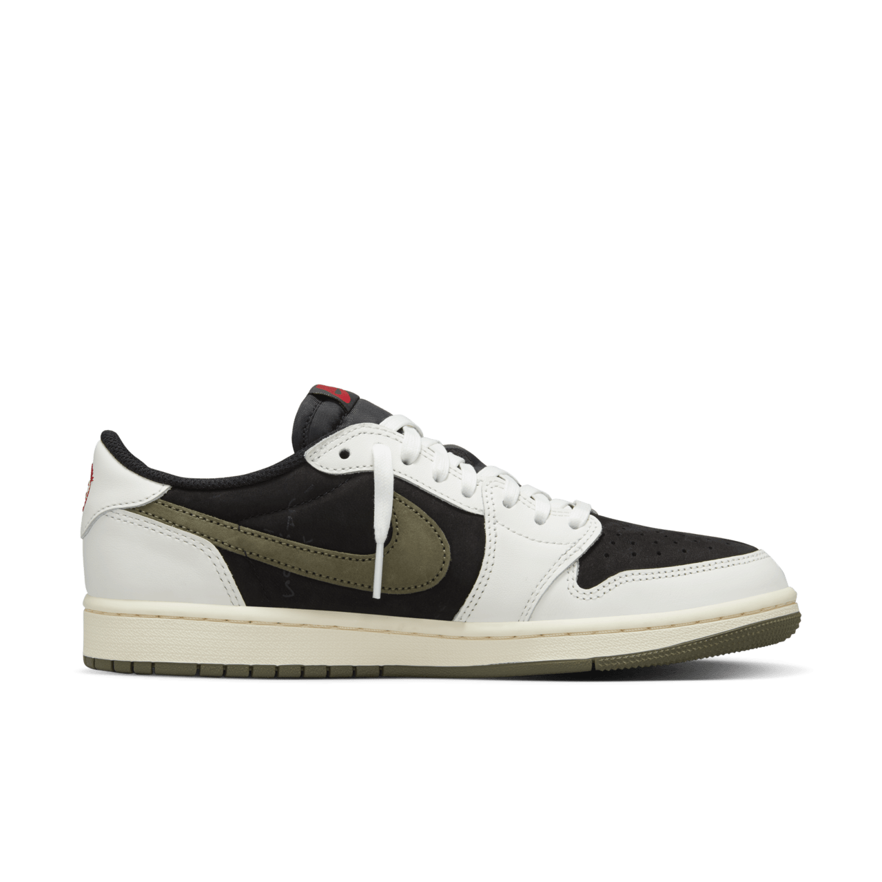 วันเปิดตัว Air Jordan 1 Low x Travis Scott "Medium Olive" ผู้หญิง (DZ4137-106)