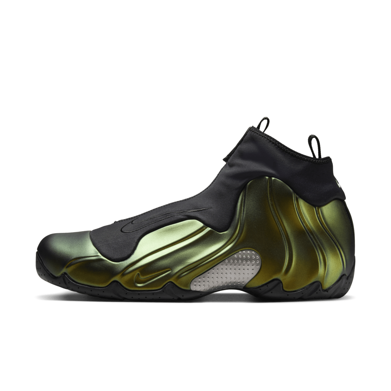 Black and metallic gold foamposite pro hotsell