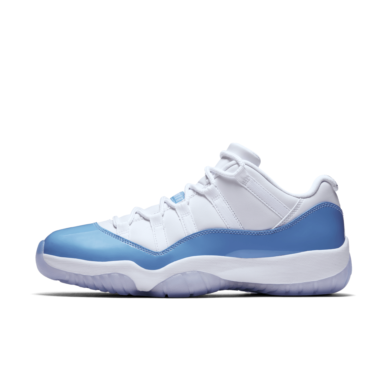 Air jordan 11 retro low carolina on sale