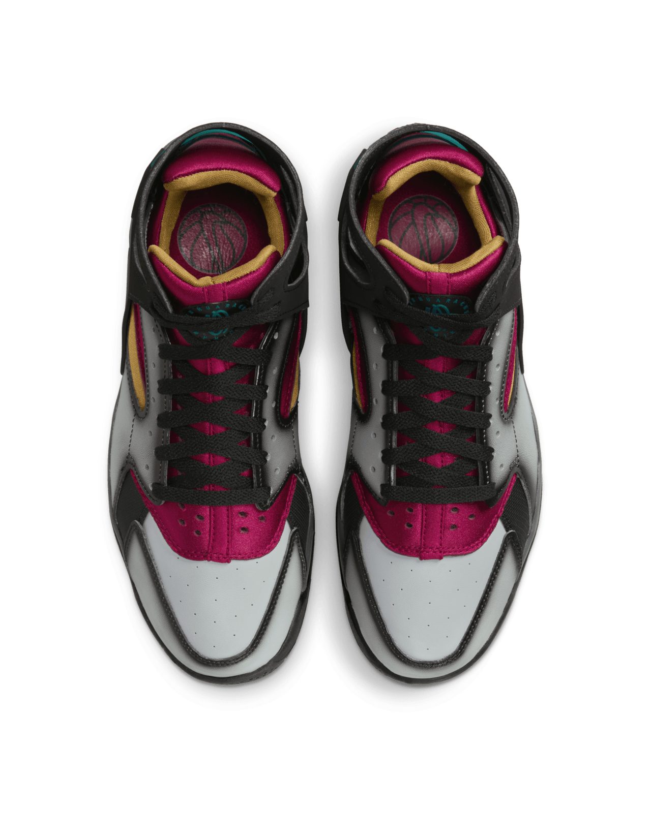 Fecha de lanzamiento del Air Flight Huarache "Light Smoke Grey and Noble Red" (FD0189-001)