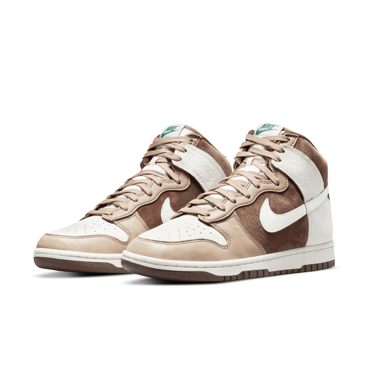 Dunk High Light Chocolate Release Date. Nike SNKRS