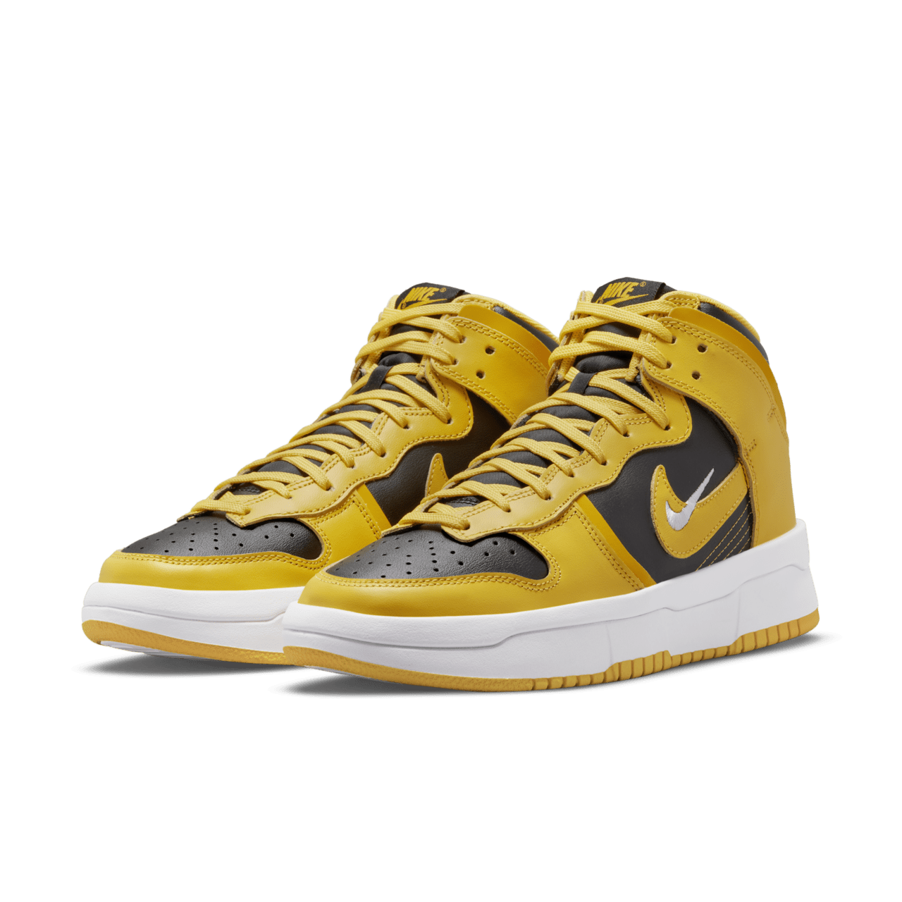 Women's Dunk High Up 'Black and Varsity Maize' (DH3718-001) Release Date