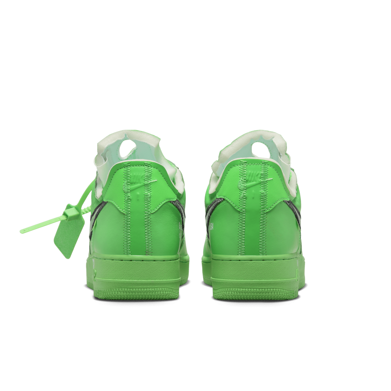 Neon off white air force best sale