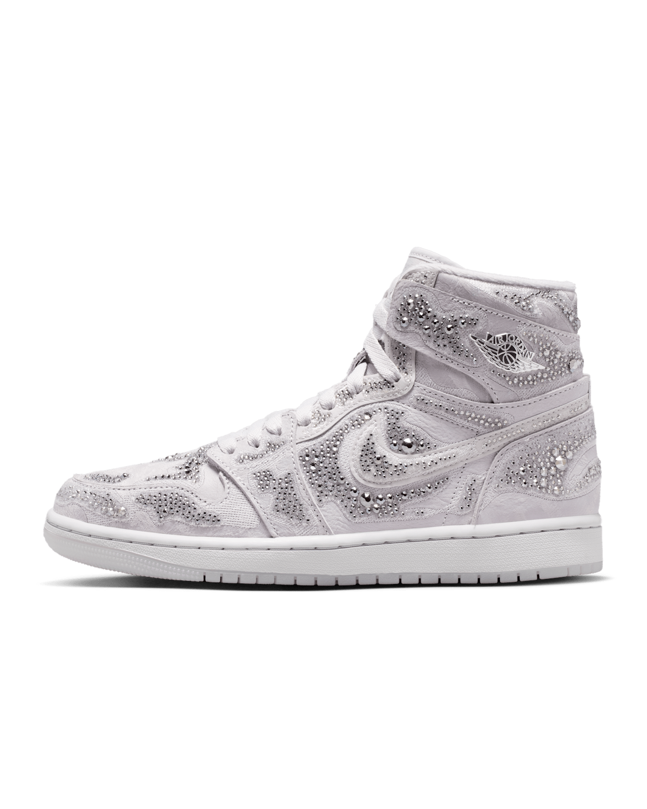 【NIKE公式】レディース エア ジョーダン 1 HIGH OG Swarovski®クリスタル 'Vast Grey' (HF6248-002) 発売日
