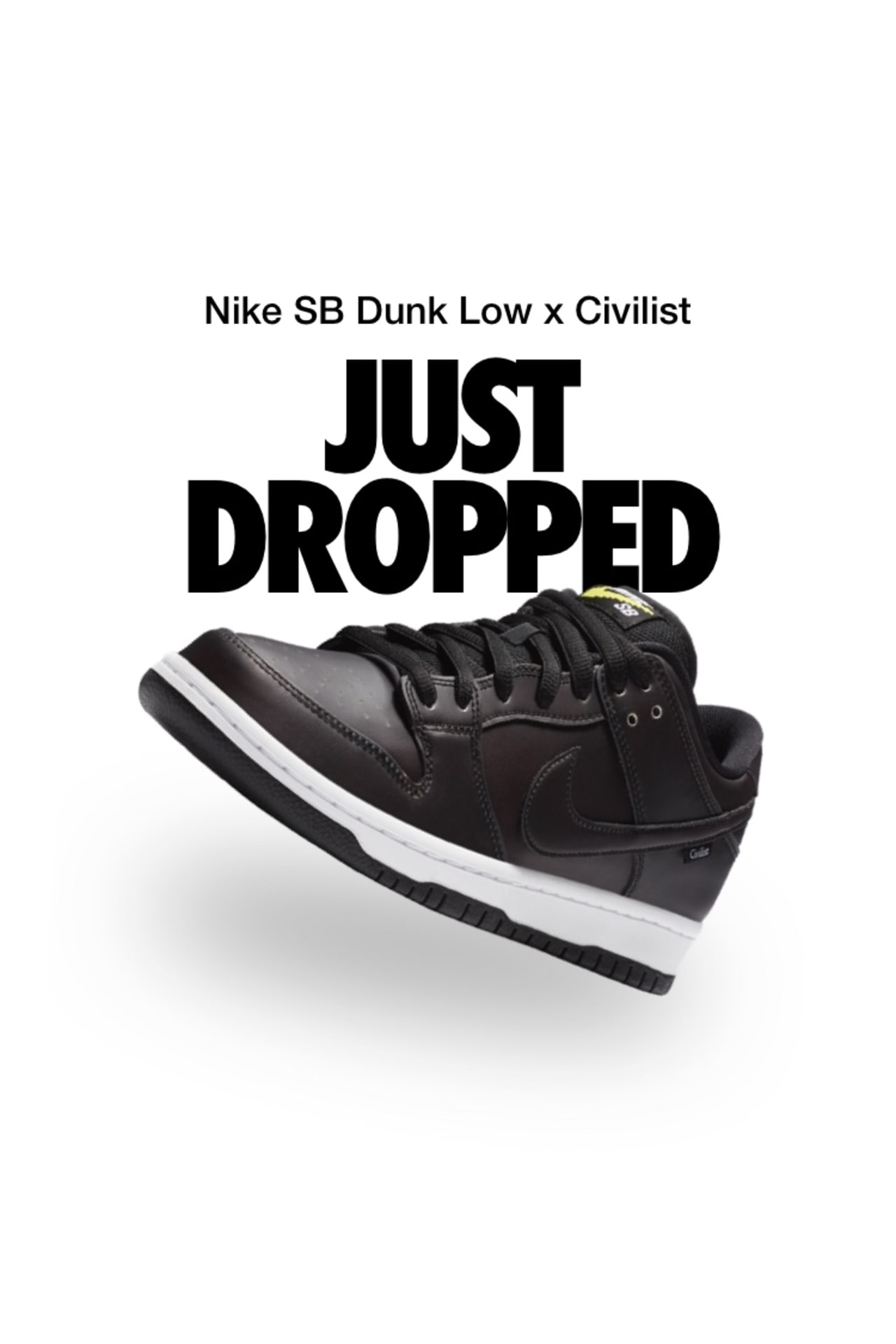 SB Dunk Low x Civilist Release Date