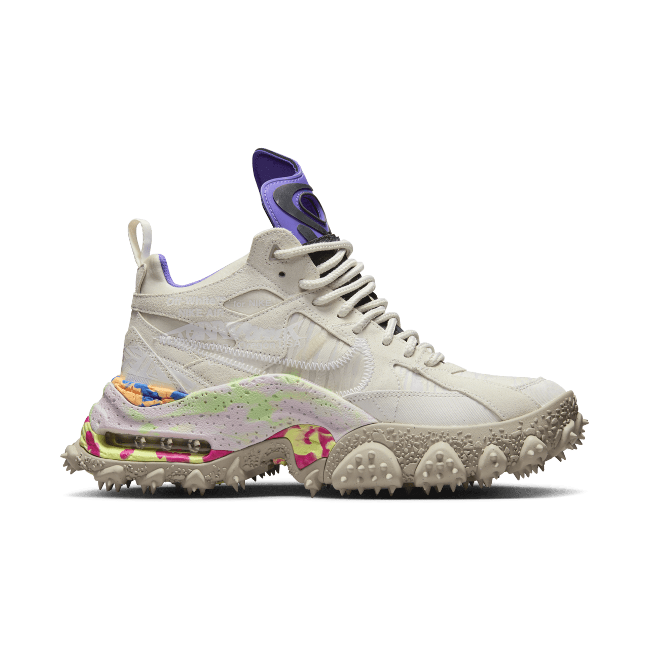 Fecha de lanzamiento de las Terra Forma x Off-White™️ "Summit White and PSYCHIC PURPLE" (DQ1615-100)