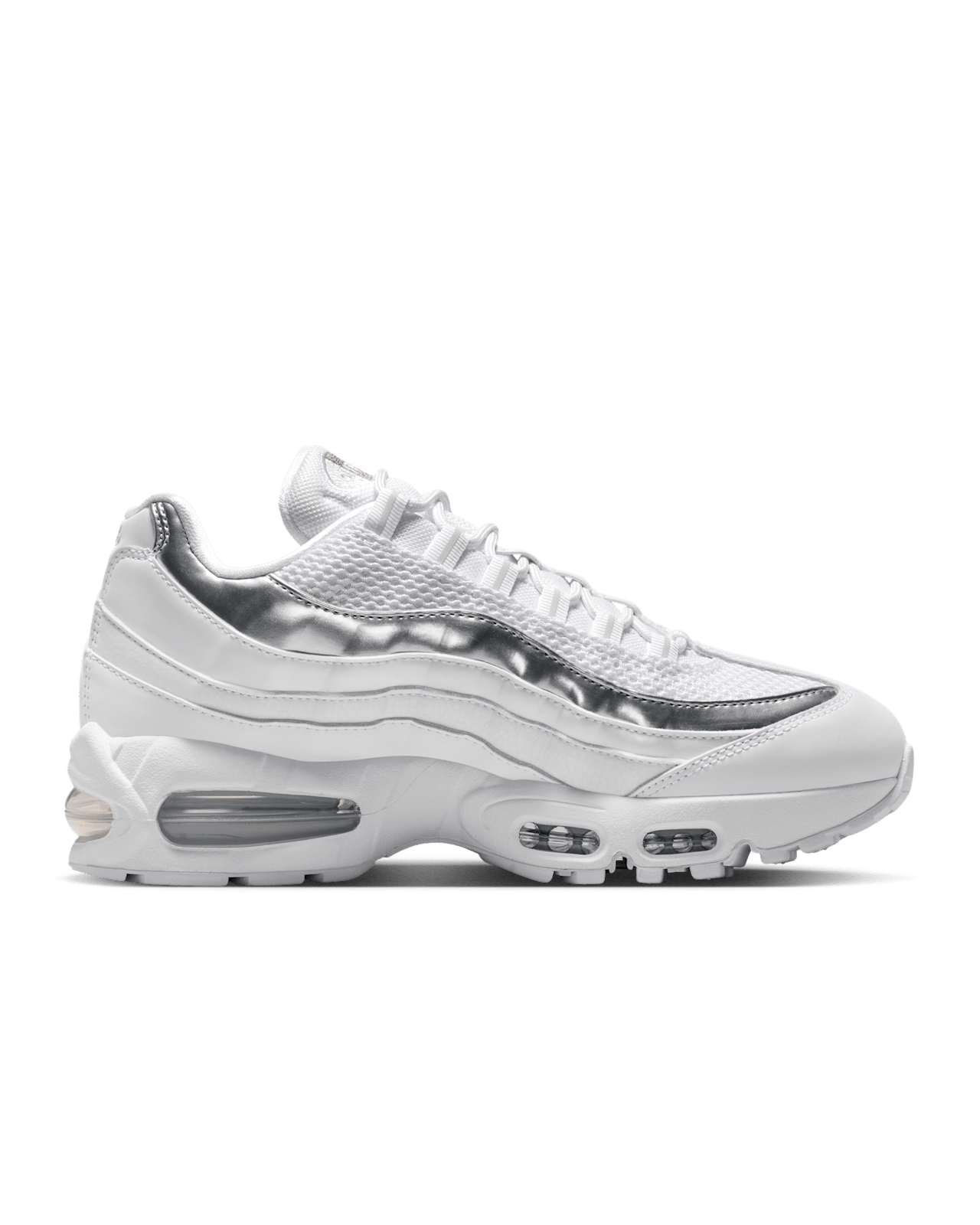 Women's Air Max 95 Big Bubble 'White and Light Charcoal' (IR1129-100) Release Date