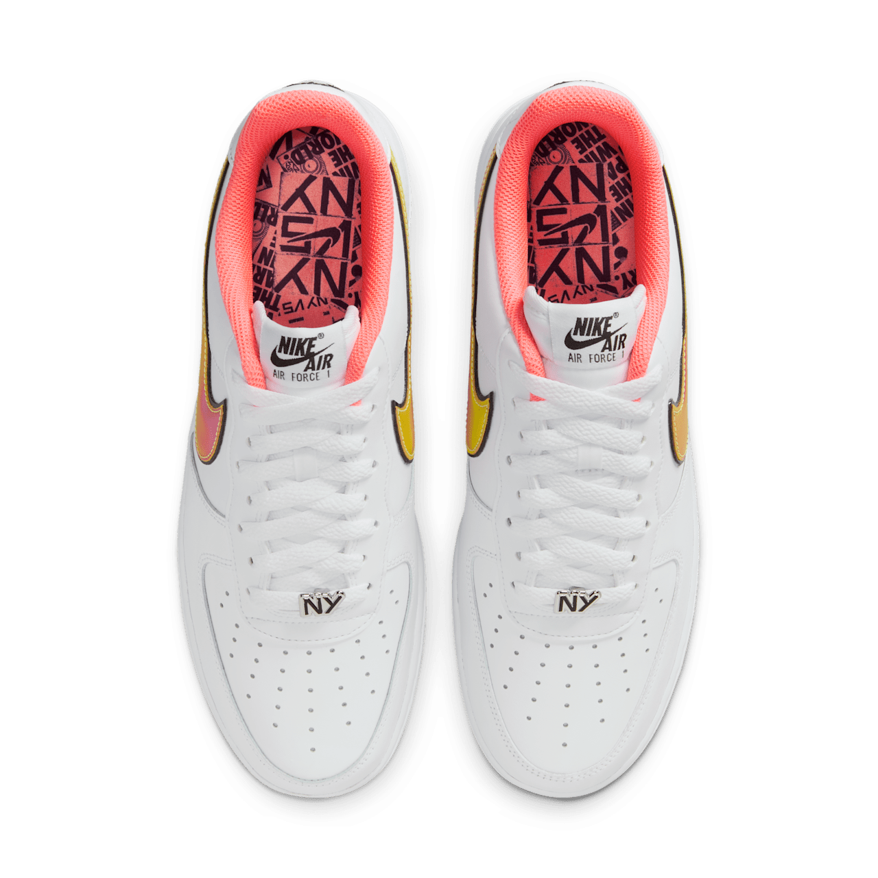 Air Force 1 '07 'NY vs. NY' White and Crimson Pulse (IH4962-100)