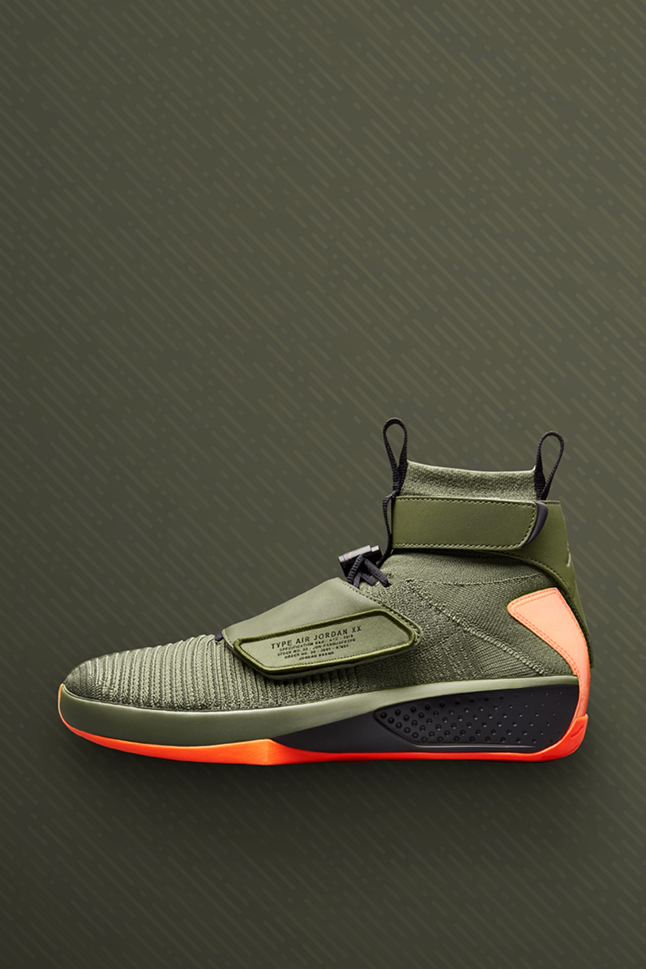 Air Jordan 20 Flyknit Melo Rag & Bone 'Medium Olive' Release Date