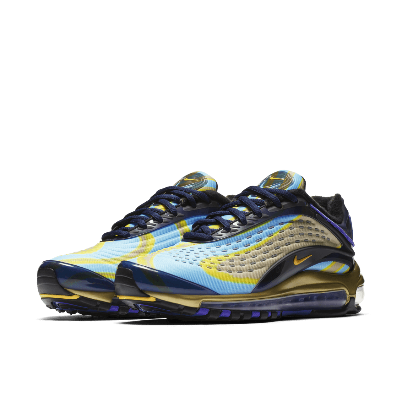 Women's Nike Air Max Deluxe 'Midnight Navy & Laser Orange & Persian Violet' Release Date