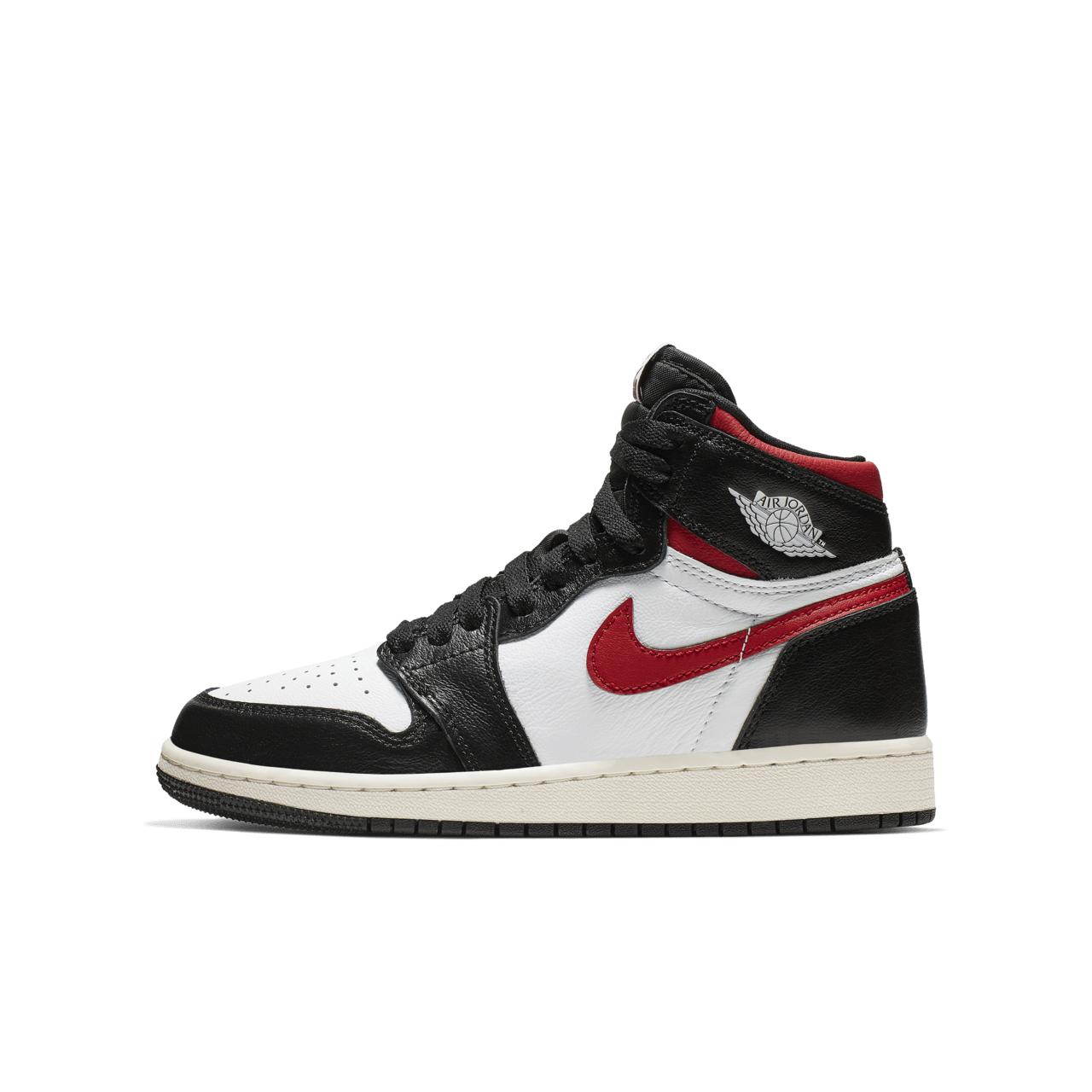 Nike air jordan black red white best sale