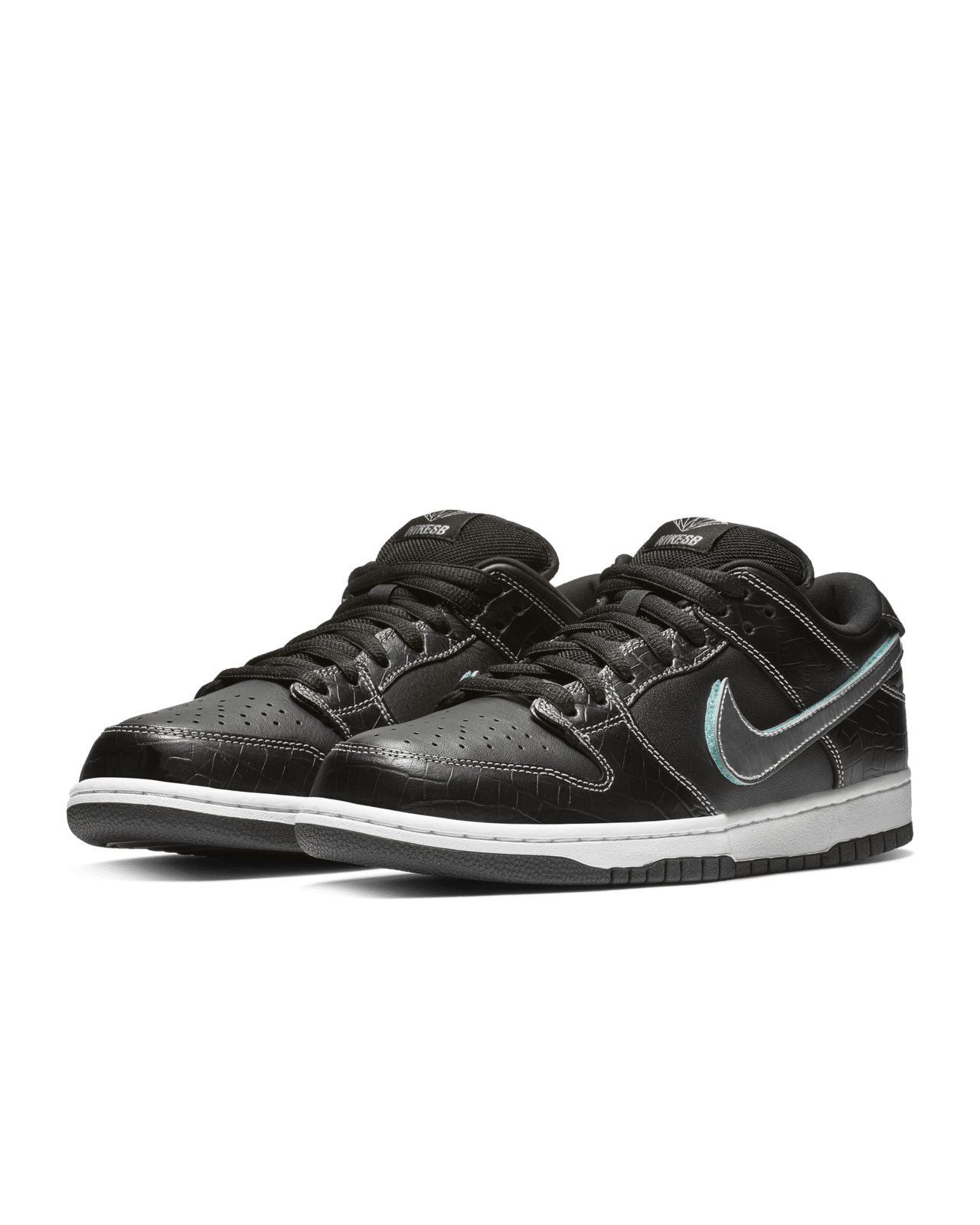 Nike SB Low Pro Diamond 'Black & Tropical Twist & Chrome' Release Date