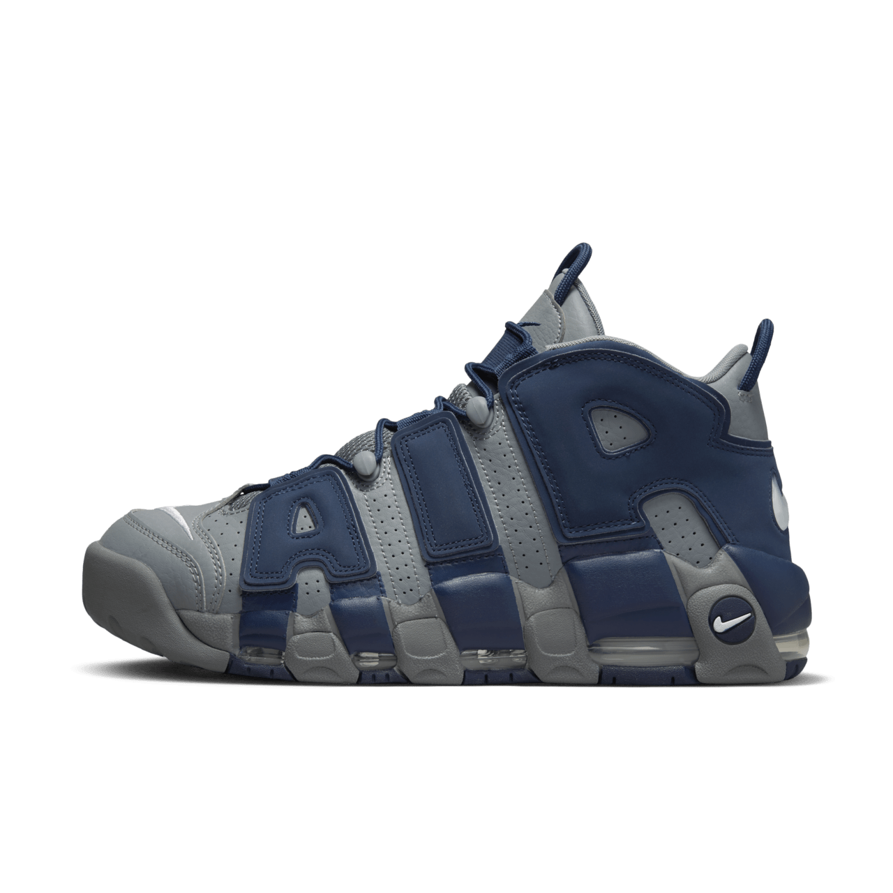 วันเปิดตัว Air More Uptempo “Cool Grey and Midnight Navy”