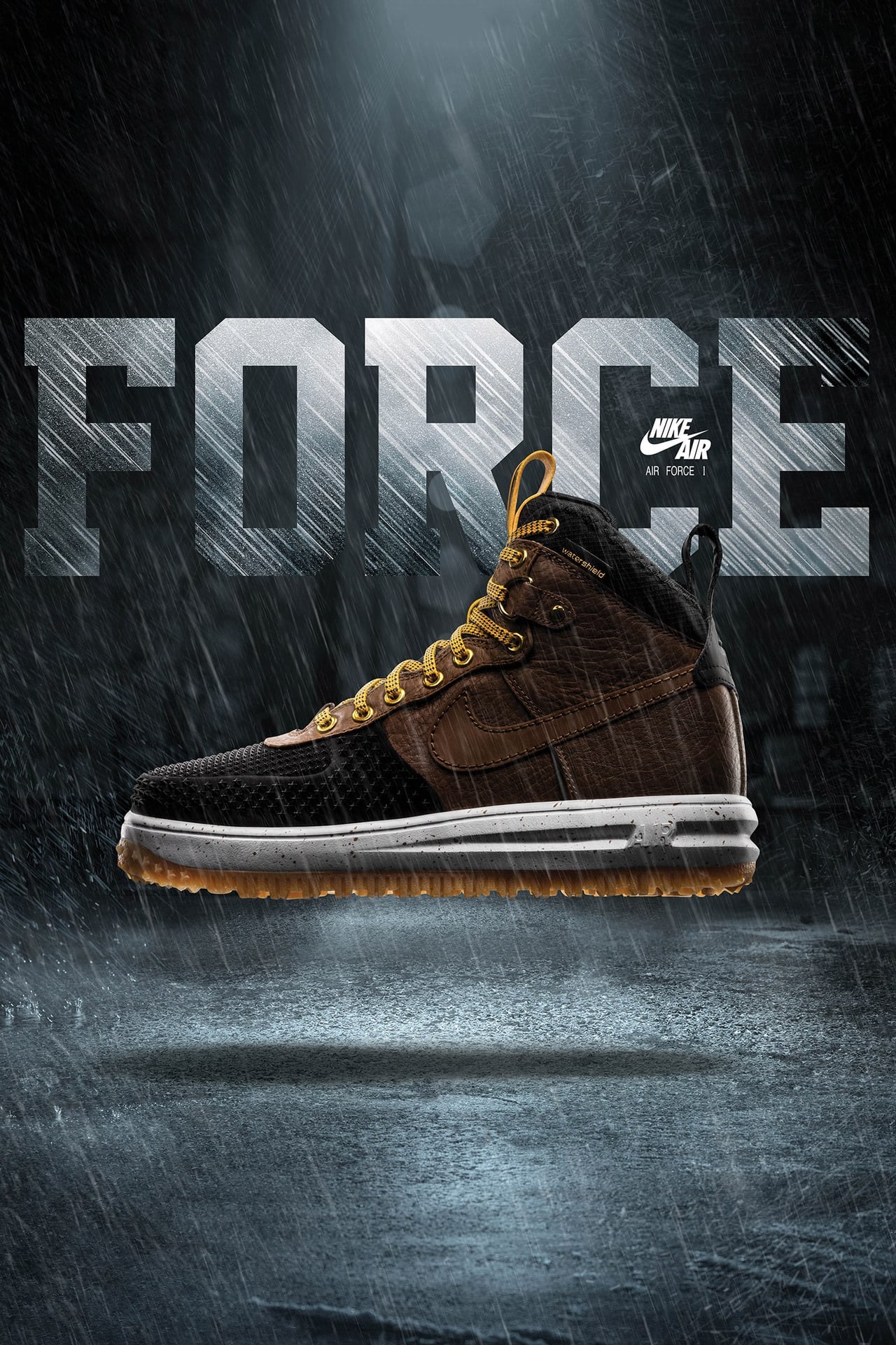 Nike lunar force 1 duckboot gold online