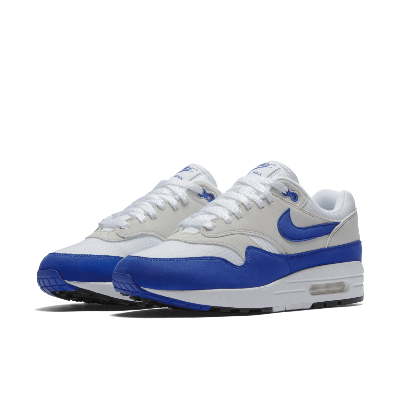 Nike air max one blue white on sale