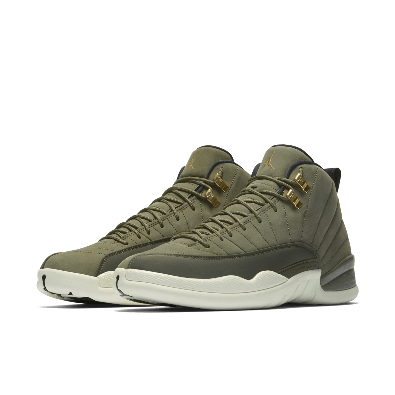 Air Jordan 12 Retro 'Olive Canvas & Metallic Gold' Release Date