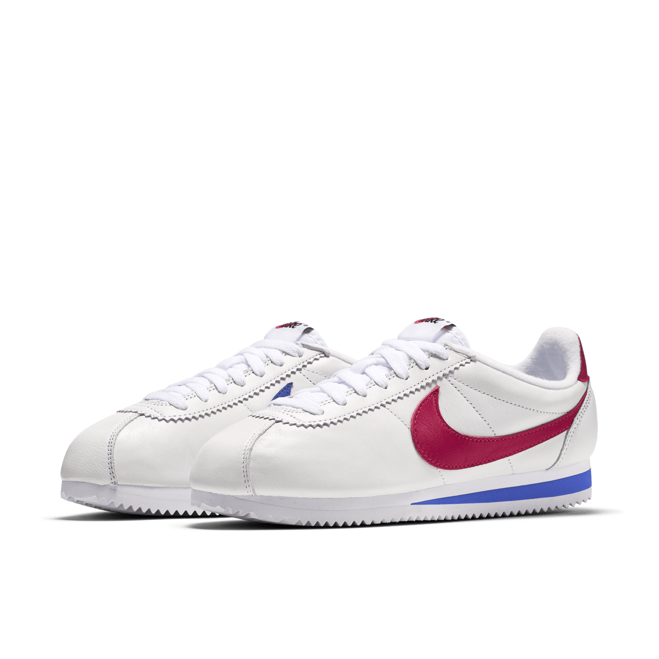 Nike cortez leather femme blanche deals