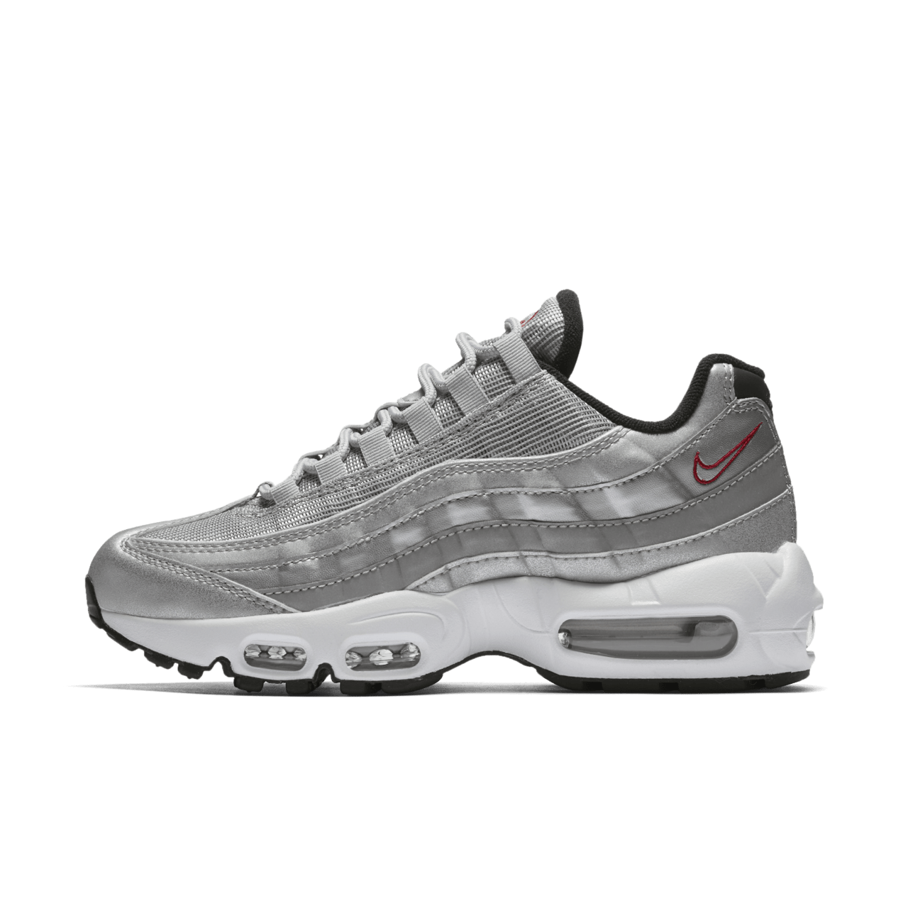 Nike silver 95 hotsell