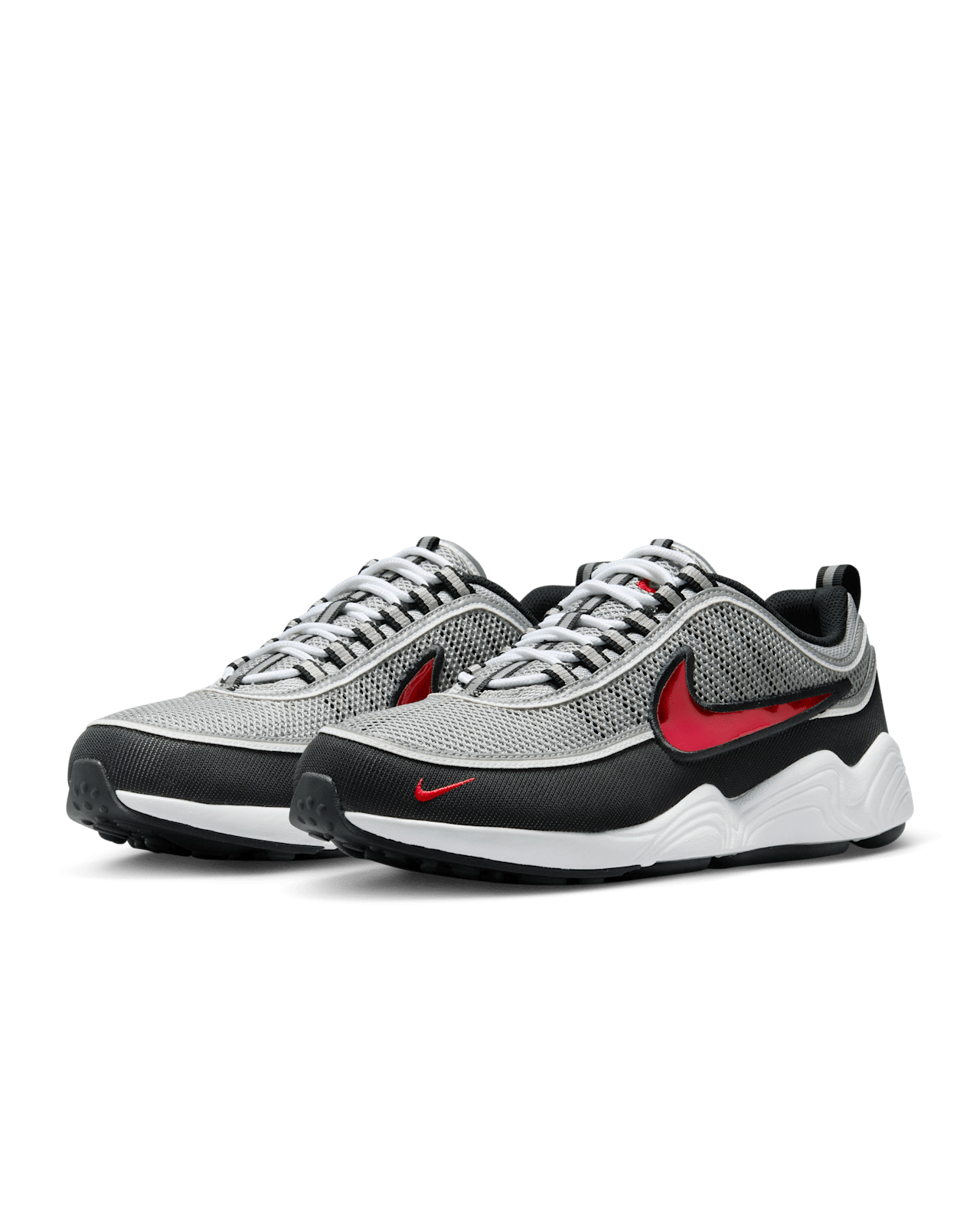 วันเปิดตัว Air Zoom Spiridon "Metallic Silver and Sport Red" (HF9117-001) 