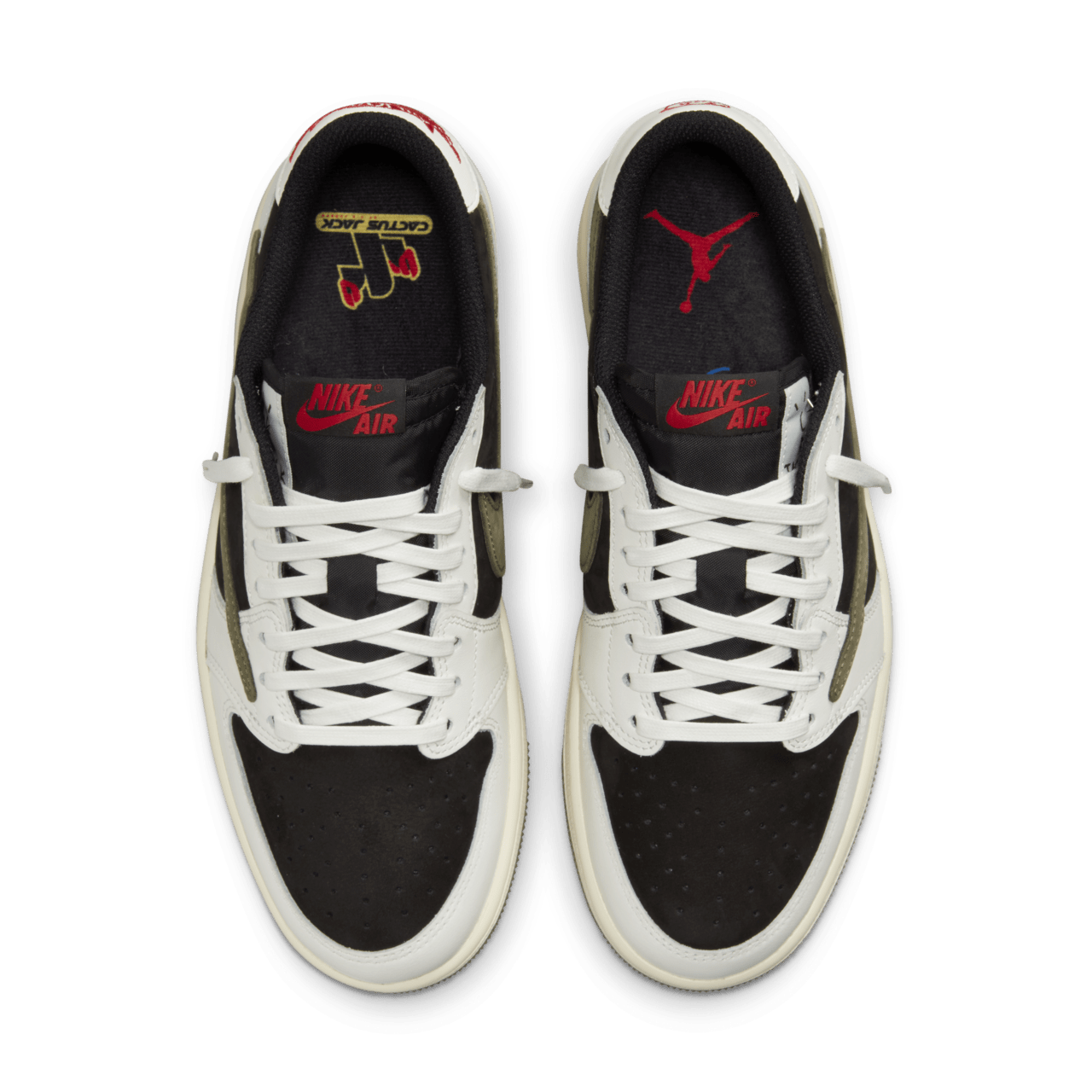 Fecha de lanzamiento del Air Jordan 1 Low x Travis Scott "Medium Olive" para mujer (DZ4137-106)