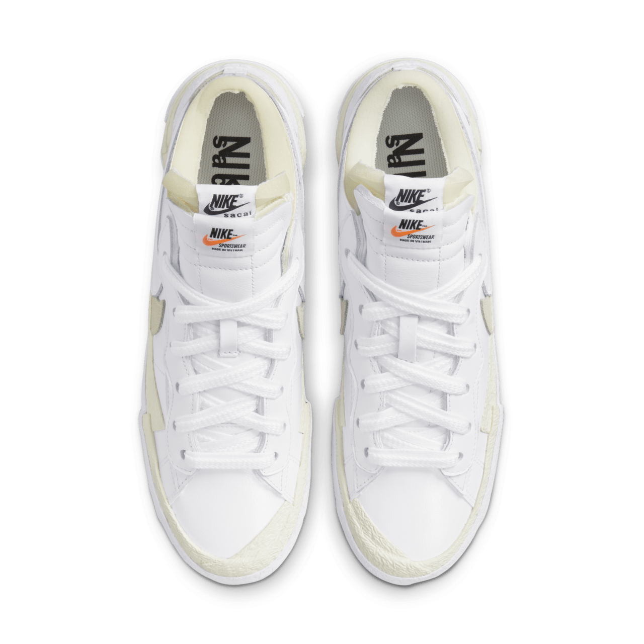 Blazer Low x sacai 'White Patent Leather' (DM6443-100) Release Date