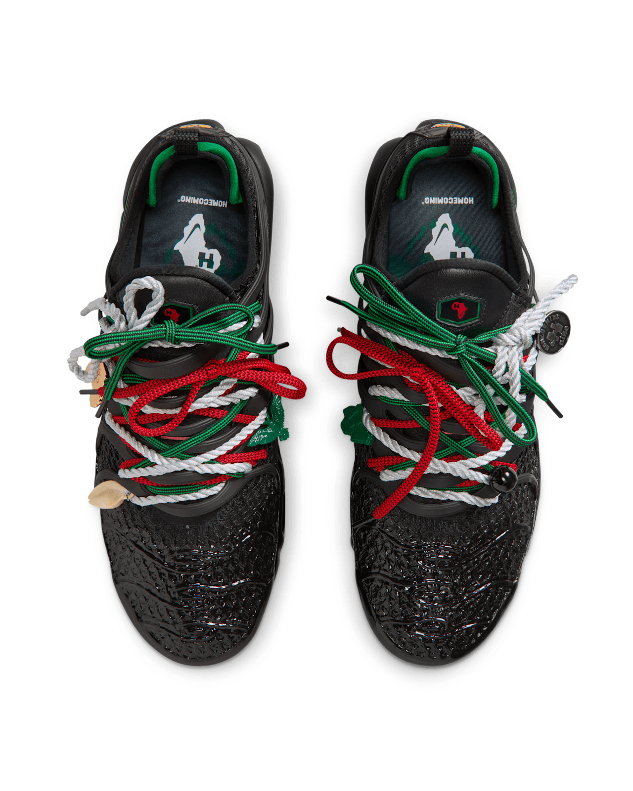 Ημερομηνία κυκλοφορίας του Air Max Plus x HOMECOMING "Pan African" "Black and University Red" (IM4960-001)