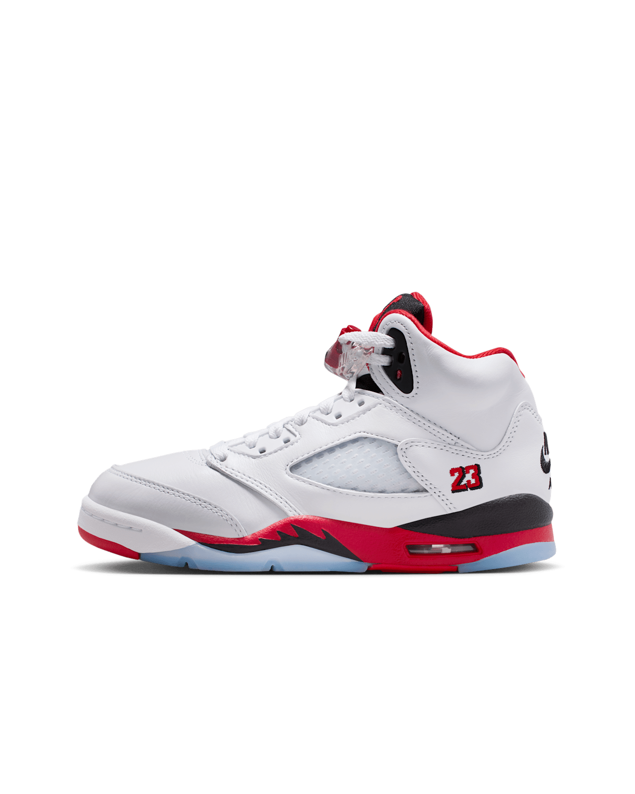 Air Jordan 5 Fire Red Black Tongue HQ7978 101 Nike SNKRS