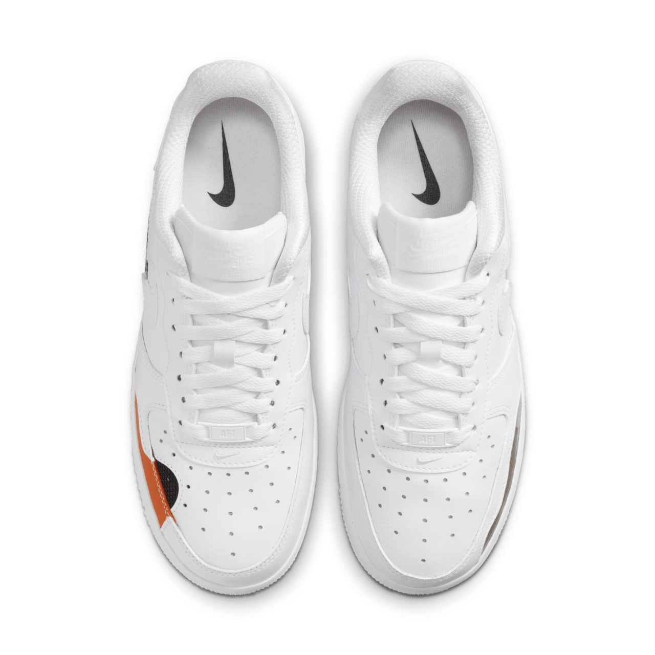 【NIKE公式】レディース エア フォース 1 '07 'White and Safety Orange' (FB1906-100 / WMNS AF 1 '07 LX)