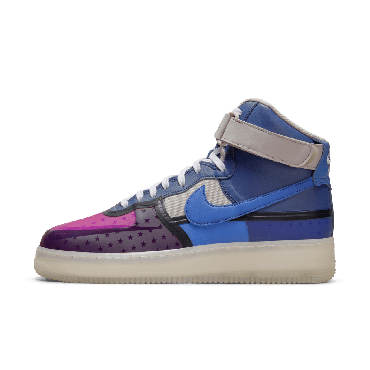 วันเปิดตัว Air Force 1 High '07 "Thunder Blue and Pink Prime" (DV1015-437)