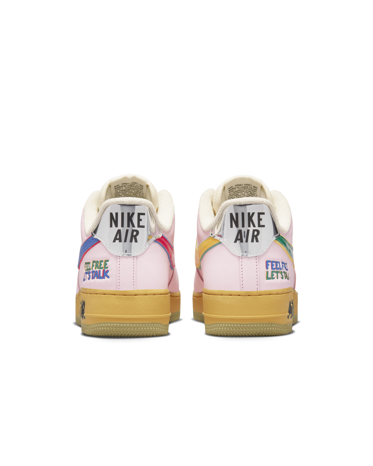 Data de llançament de les Air Force 1 '07 "Feel Free, Let's Talk" (DX2667-600)