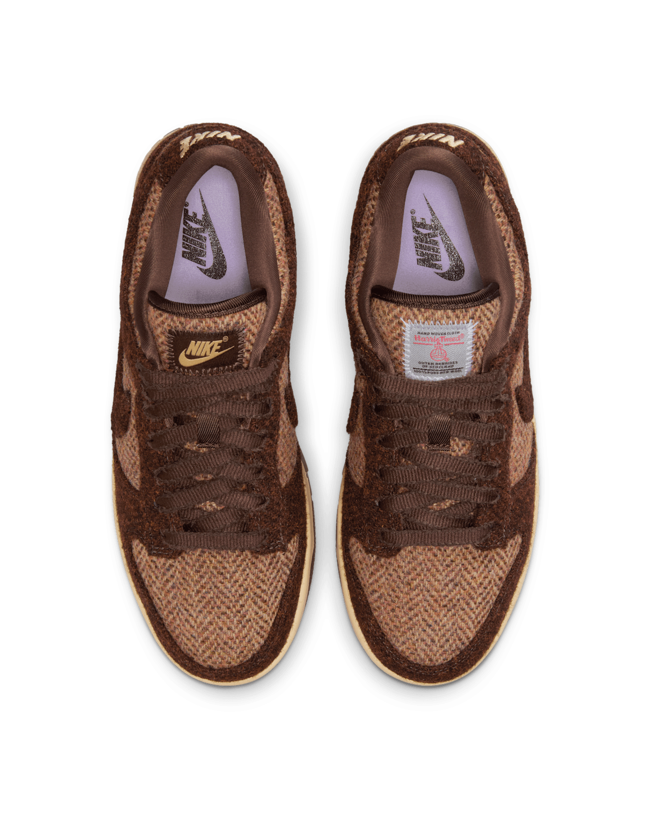 女款 Dunk 低筒鞋 x Harris Tweed® 'Sesame and Violet Mist' (IO0052-200) 發售日期