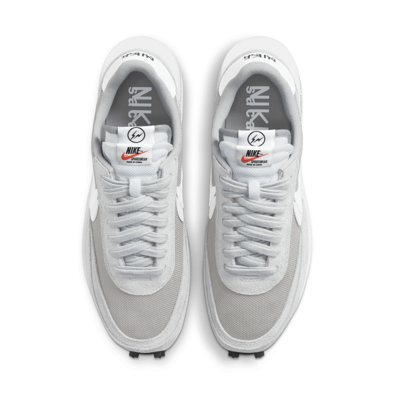 【NIKE公式】LDワッフル x sacai x Fragment 'Light Smoke Grey' (DH2684-001 / NIKE LDWAFFLE / SACAI / FRAGMENT)