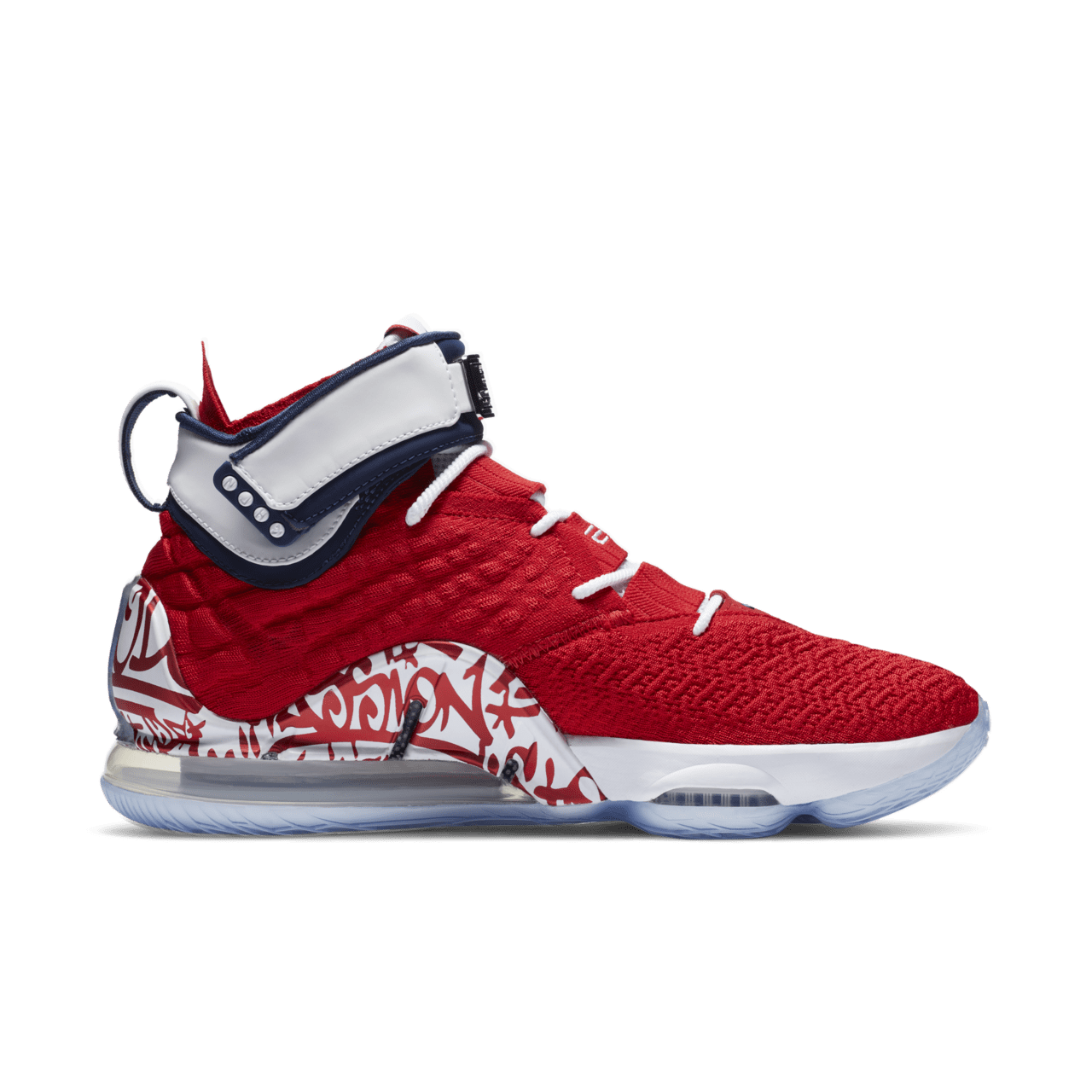 LeBron 17 'Graffiti Fire Red' Release Date 