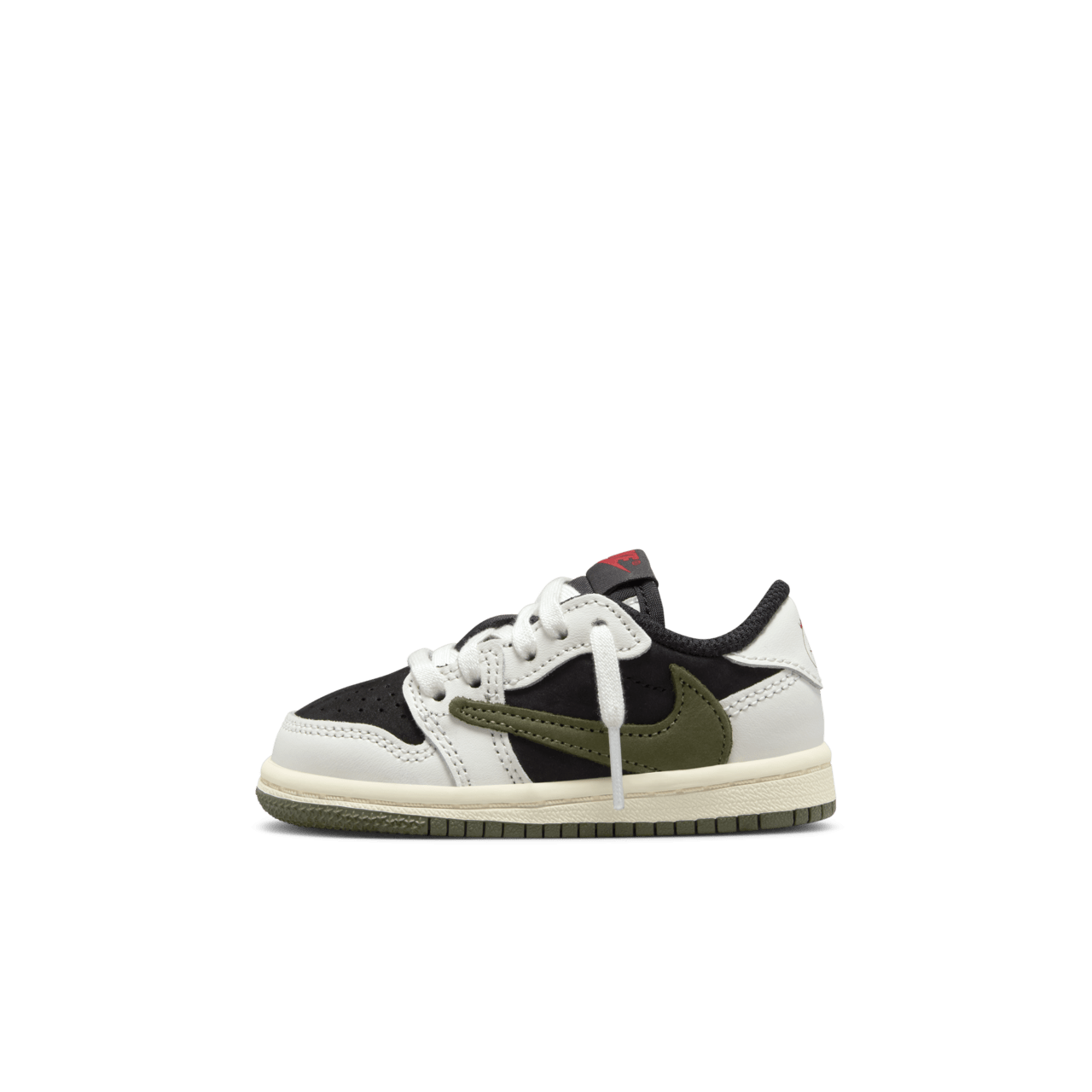 วันเปิดตัว Air Jordan 1 Low x Travis Scott "Medium Olive" ผู้หญิง (DZ4137-106)