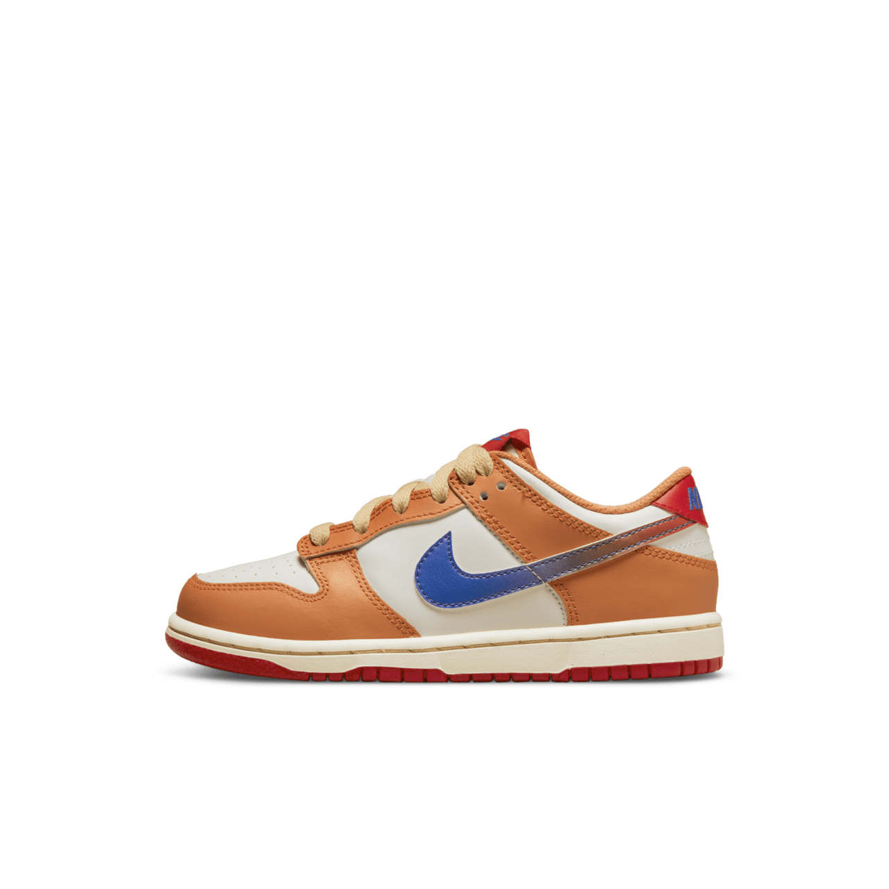 Fecha de lanzamiento del Dunk Low "Hot Curry and Game Royal" para niños grandes (DH9765-101)