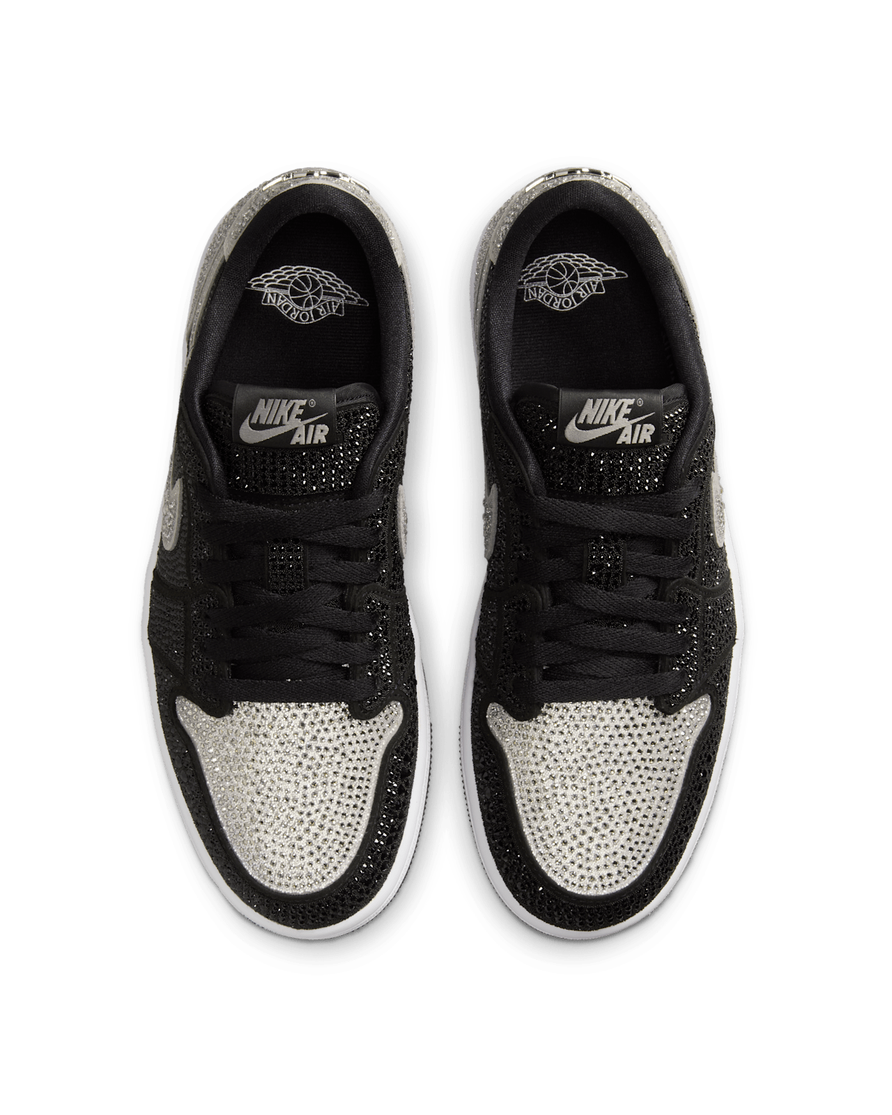 【NIKE公式】ウィメンズ エア ジョーダン 1 LOW OG Swarovski® 'Crystal' (HM9208-001 / W AJ1 RETRO LOW OG SWAROVSKI)